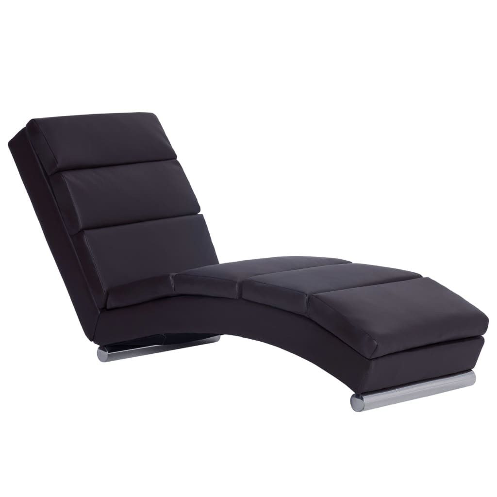 vidaXL Chaiselongue, Chaiselongue Braun Kunstleder günstig online kaufen