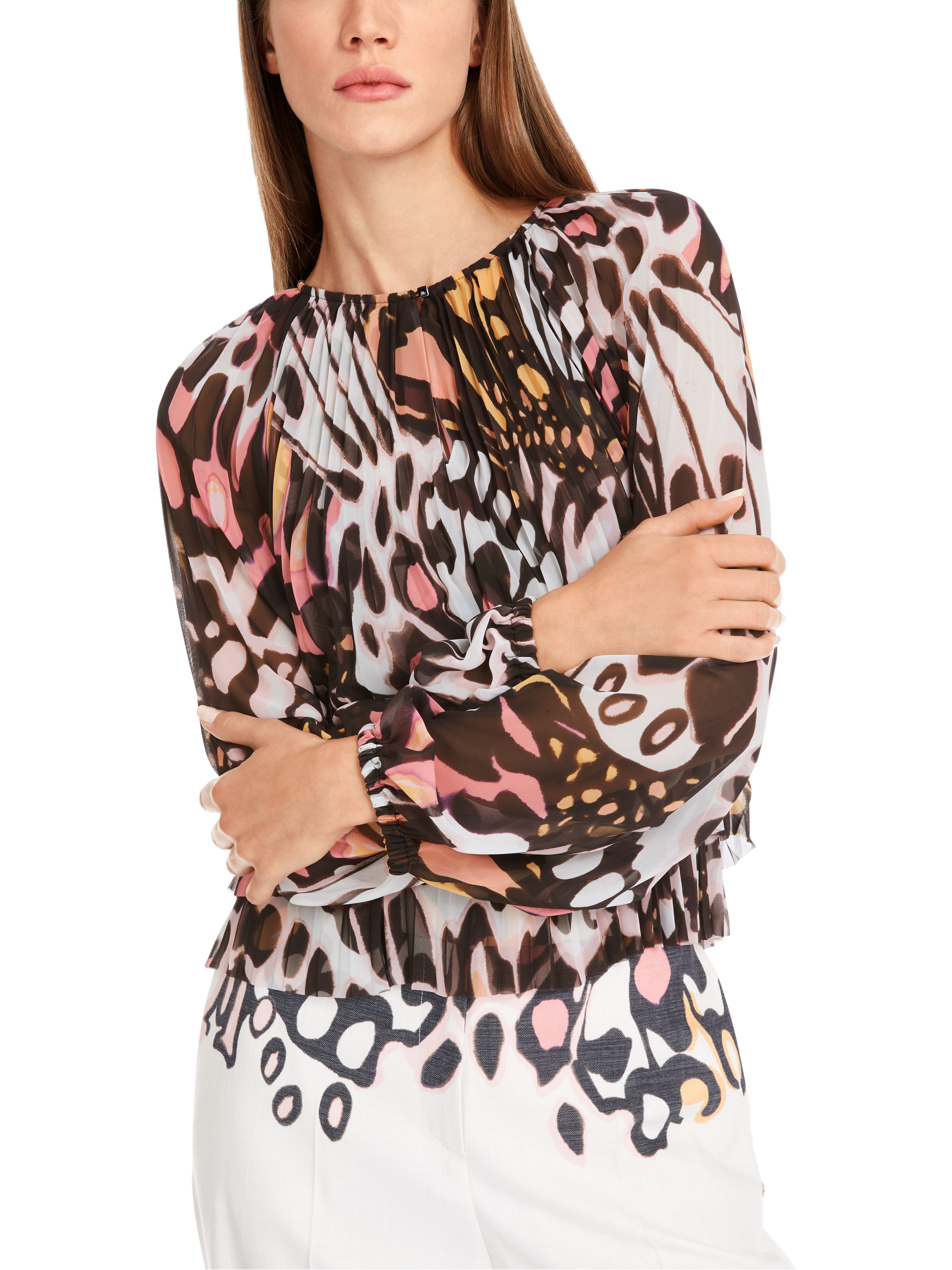 Marc Cain Schlupfbluse "Butterfly's Diary" Premium günstig online kaufen