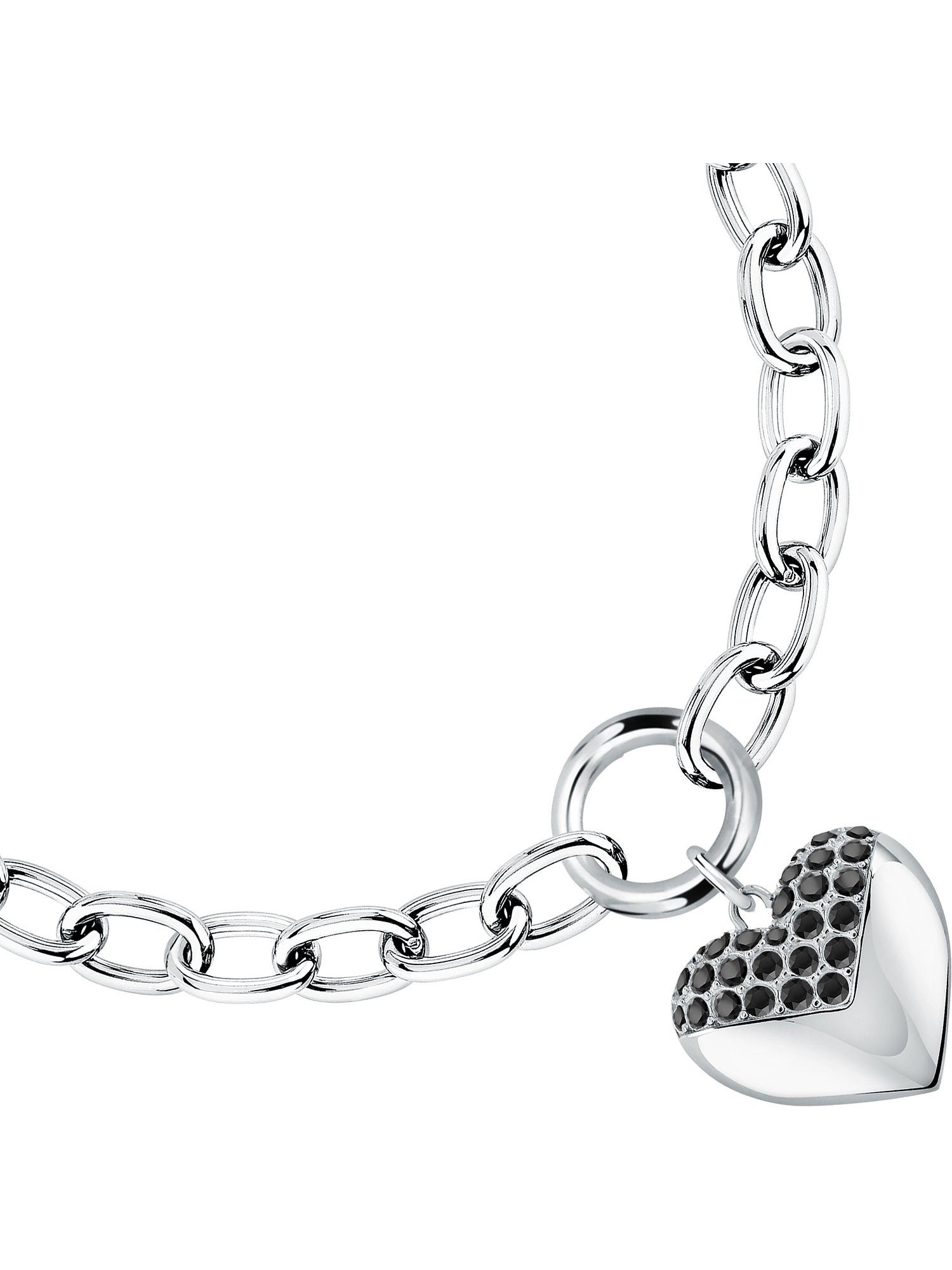 KARL LAGERFELD Armband Karl Lagerfeld Damen-Armband Edelstahl Kristall, Pave Amour