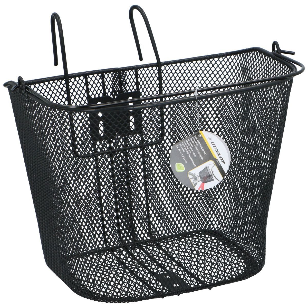 Dunlop Fahrradkorb Dunlop Fahrradkorb 22L - Metall - Schwarz