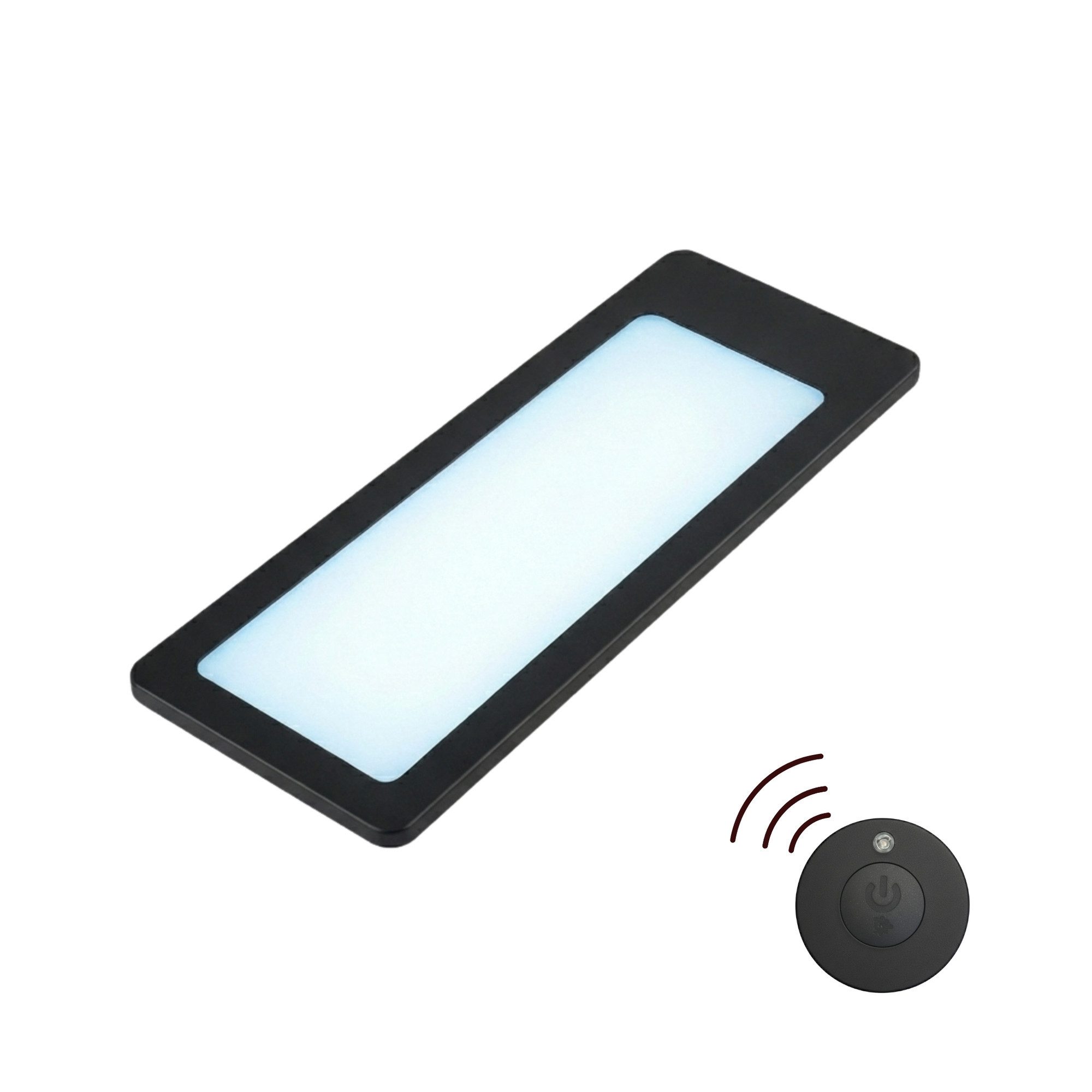 kalb LED Unterbauleuchte TooFlatXL Unterbauleuchten 1-4Set Funkschalter 12V Plug & Play Schwarz, 1er Set neutralweiß, LED, Neutralweiß