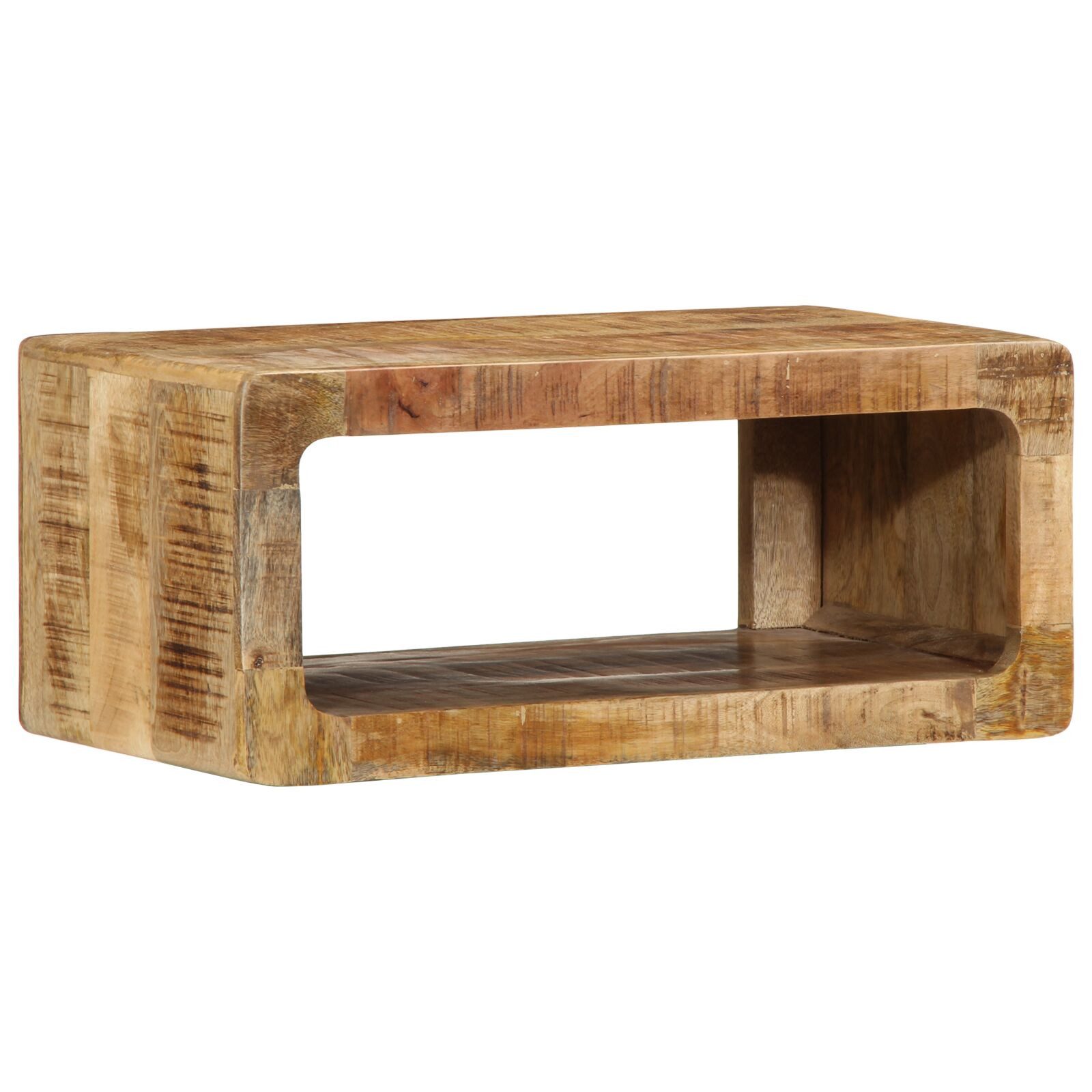 vidaXL TV-Schrank 60 x 30 x 25 cm Hängeschrank aus massivem Mangoholz für modernes Wohnz