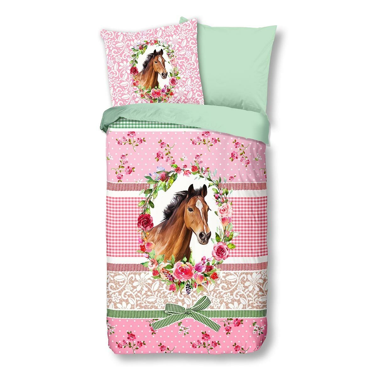 TRAUMSCHLAF Bettwäsche Pferd, Renforce, 2 teilig