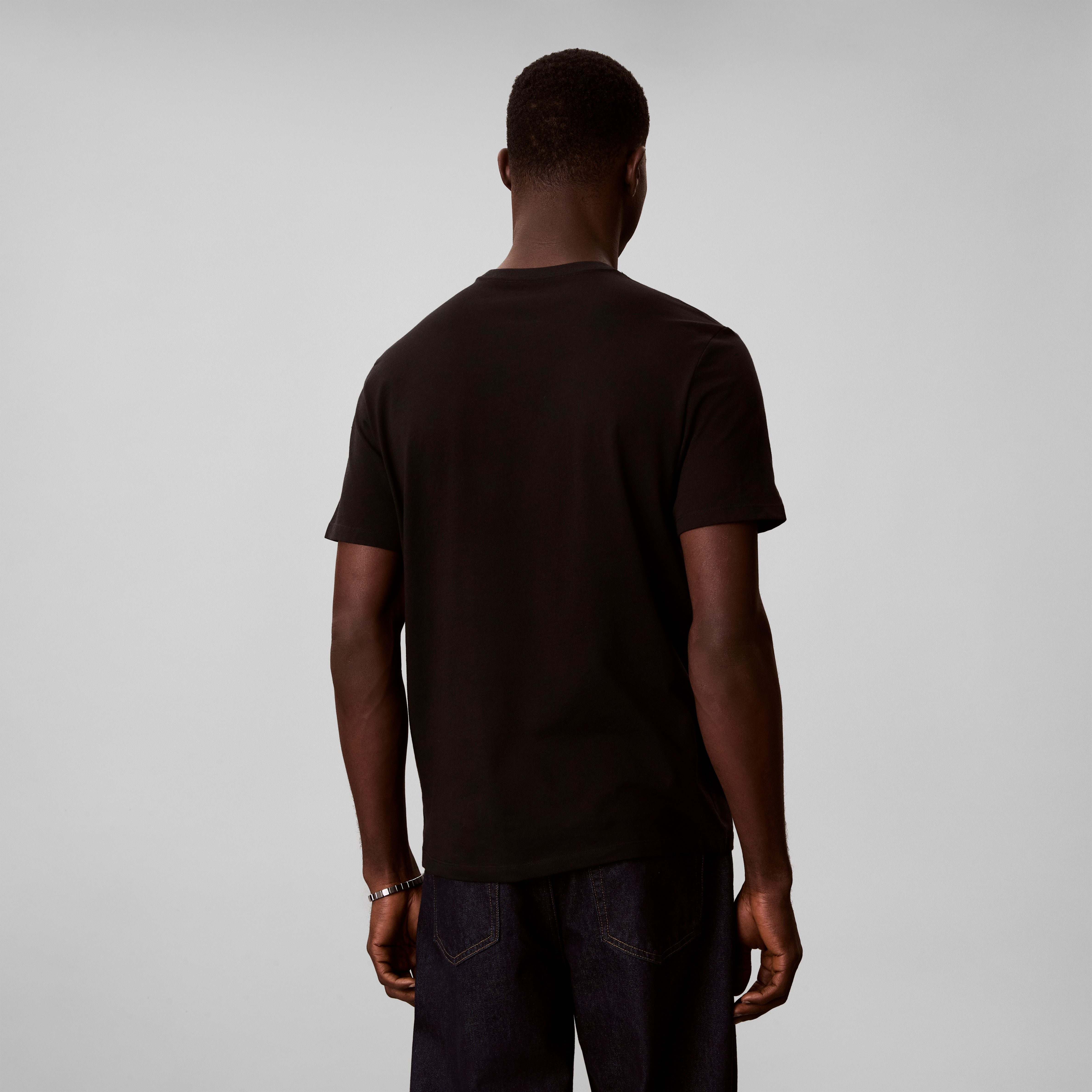 Calvin Klein T-Shirt SS 30S DISTRESS MONOGRAM GRAPHIC Regular fit mit Logod günstig online kaufen