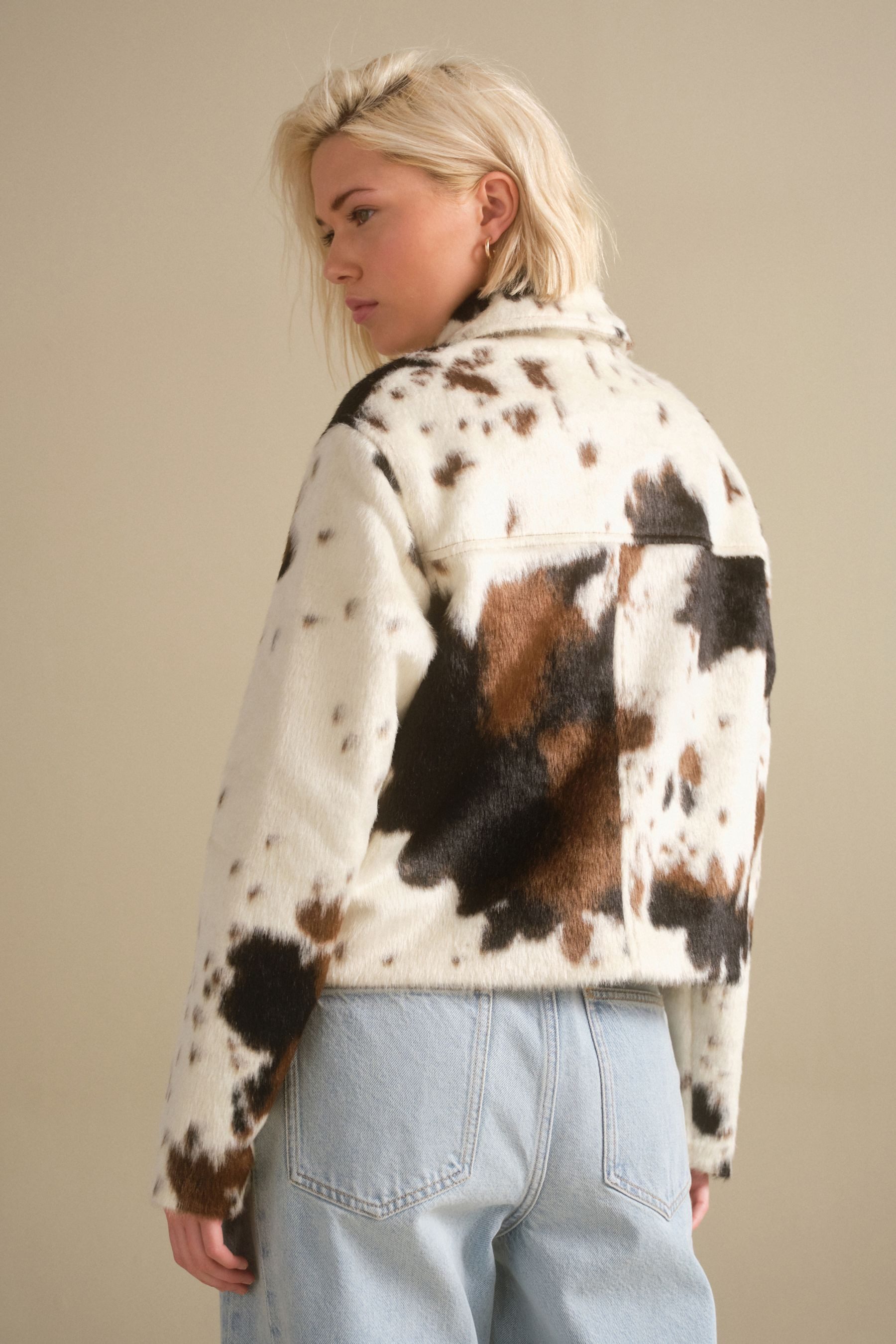 Next Kurzmantel Jacke mit durchgängigem Reißverschluss (1-tlg) günstig online kaufen