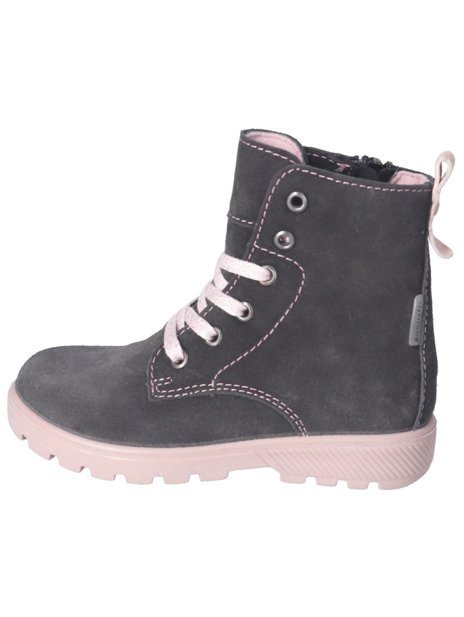 Ricosta Stiefelette Veloursleder . Schnürstiefelette