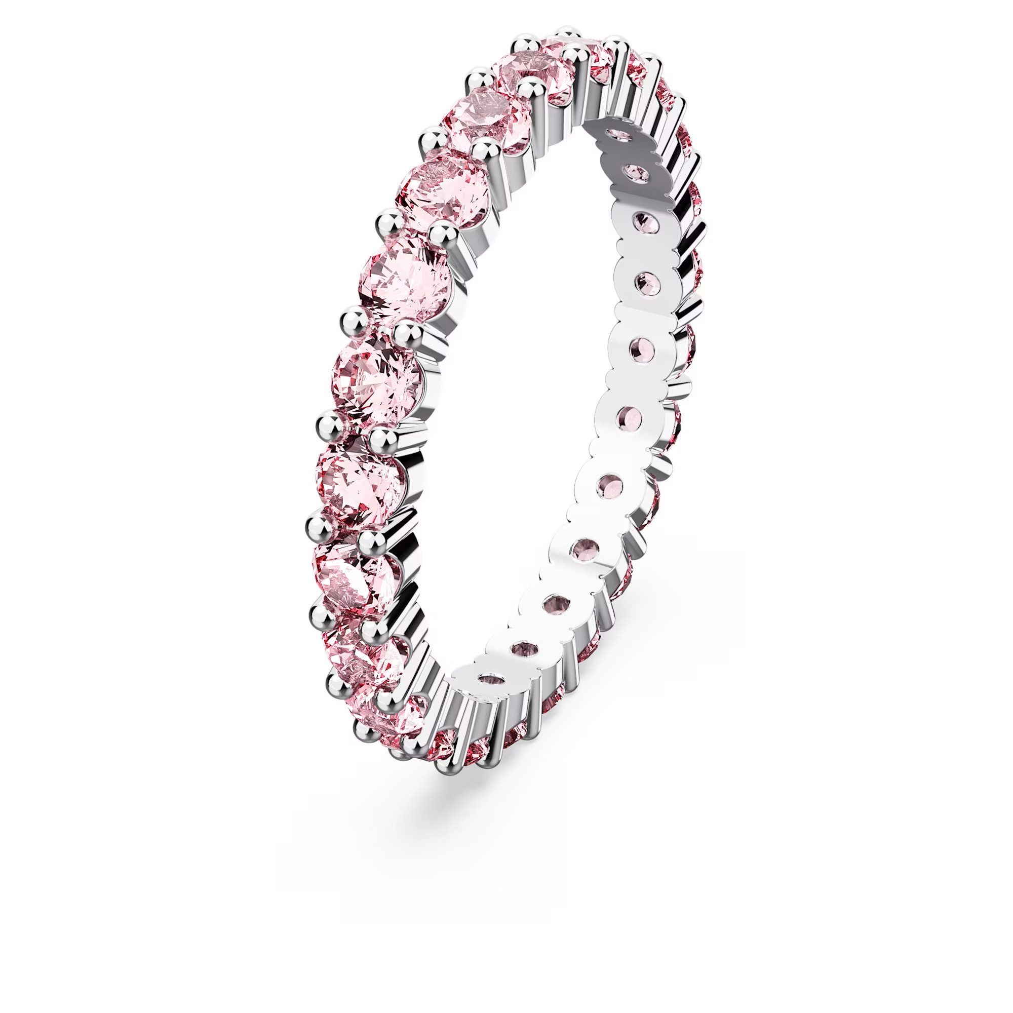 Swarovski Memoirering Matrix Ring Rundschliff, Rosa, günstig online kaufen