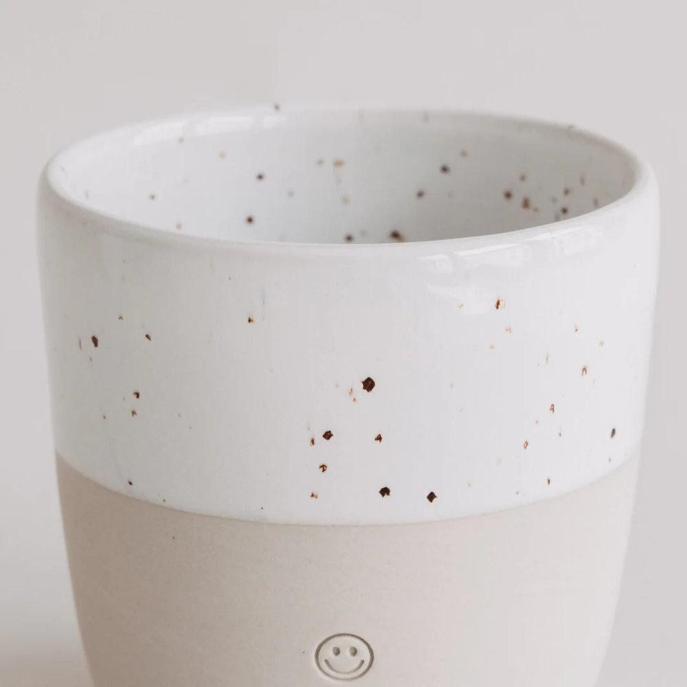 Eulenschnitt Tasse Becher Smiley
