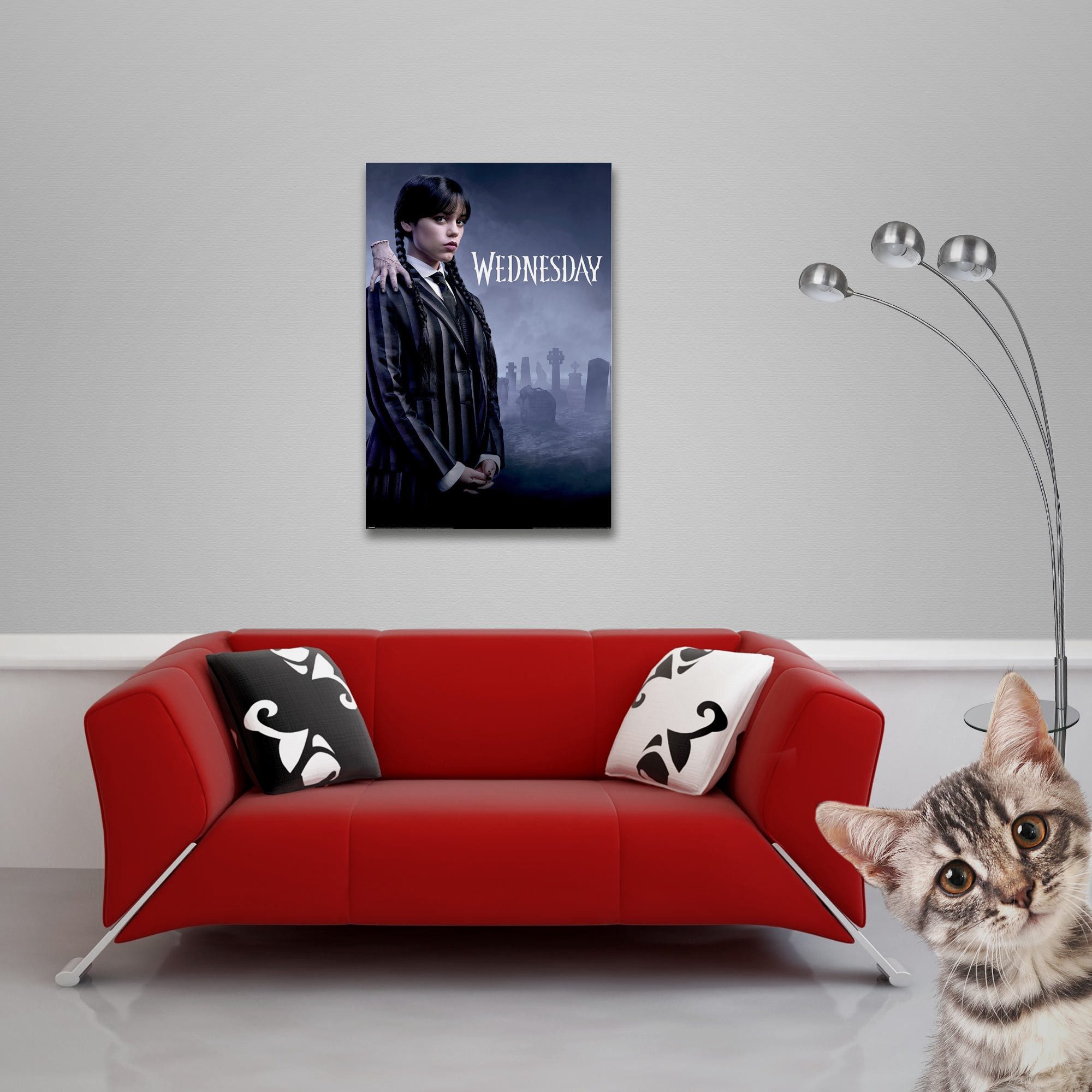 Poster Wednesday - Staffel 2 - Key Art - Poster 61x91,5 cm günstig online kaufen