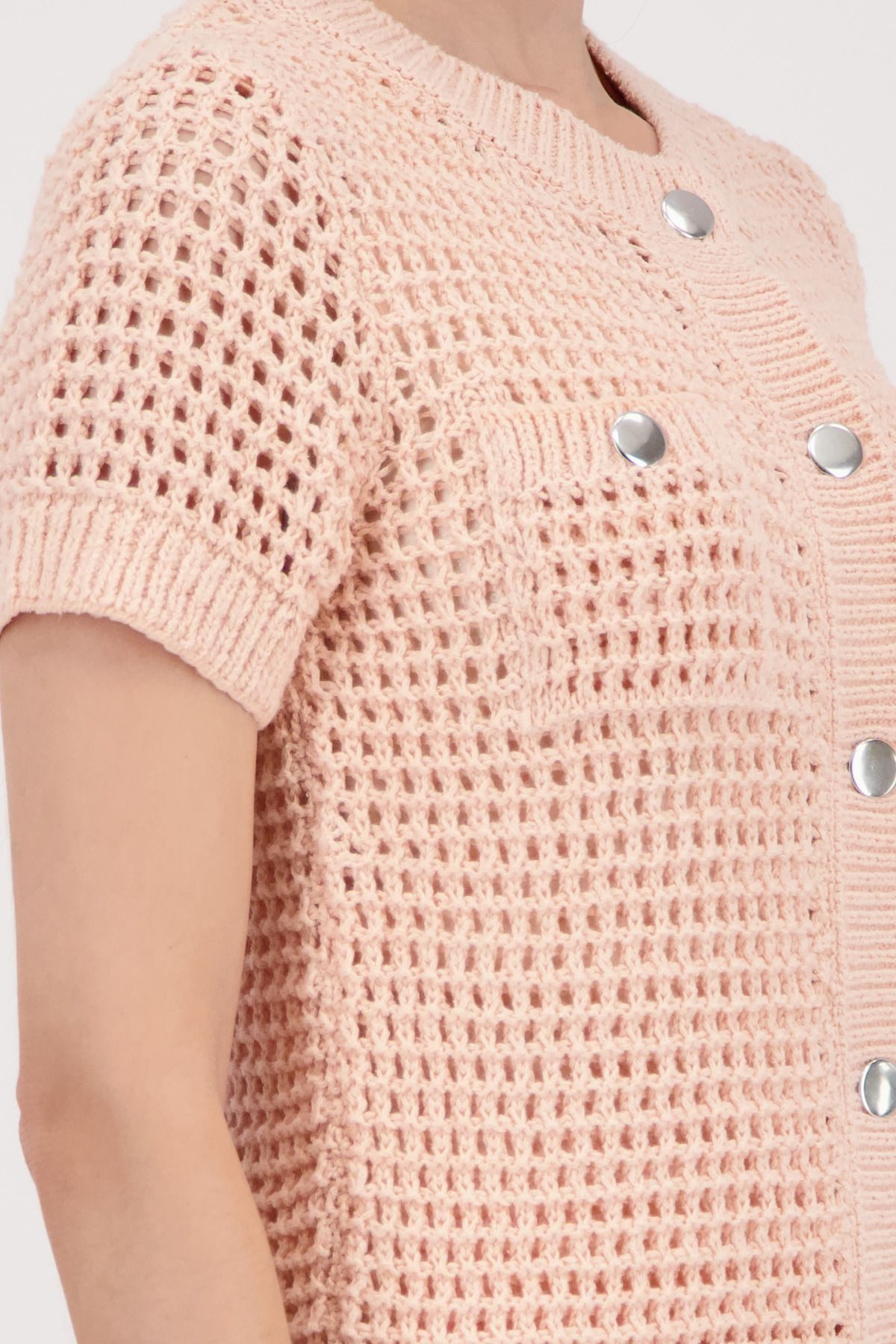 Monari Ajourstrickjacke