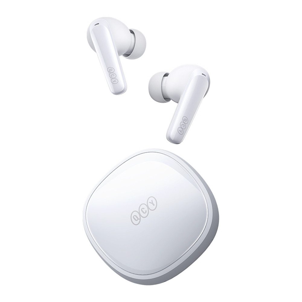 QCY QCY T13X In-Ear Kopfhörer ENC IPX5 Weiß Bluetooth-Kopfhörer
