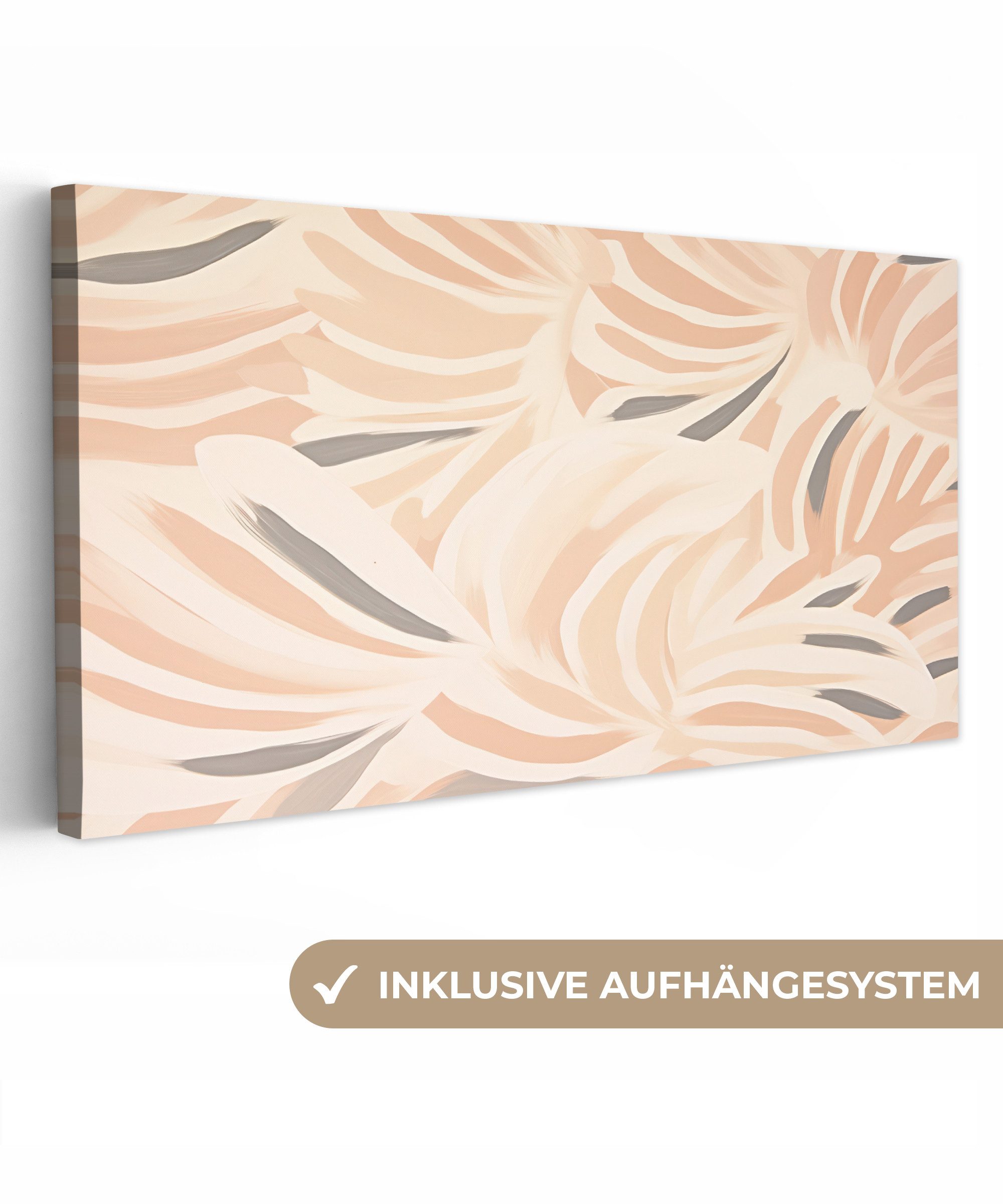 OneMillionCanvasses® Leinwandbild Panorama Pastell - Kunst günstig online kaufen