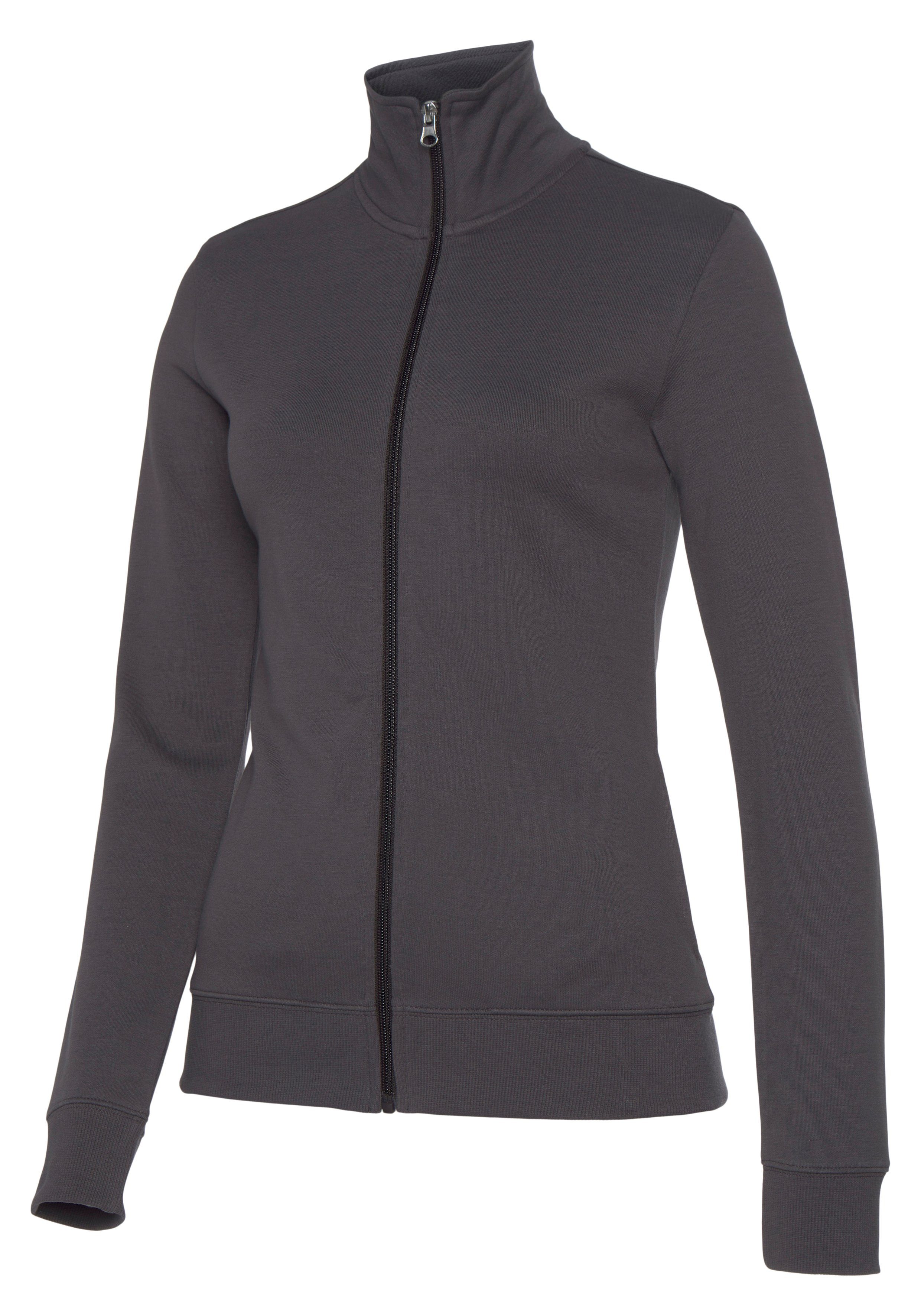 Bench. Loungewear Sweatjacke (1-tlg) mit bestickten Stehkragen, Loungeanzug – Bild 5 von 5