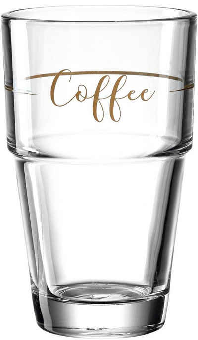 LEONARDO Latte-Macchiato-Glas SOLO 'Coffee', Glas, 410 ml