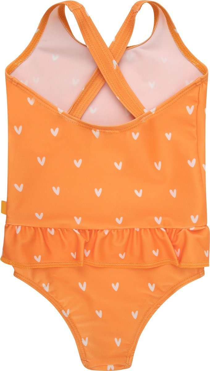 orange Essentials UV Badeanzug, Mädchen Muster Badeanzug Swim für Swim 110/116 Herzen Essentials