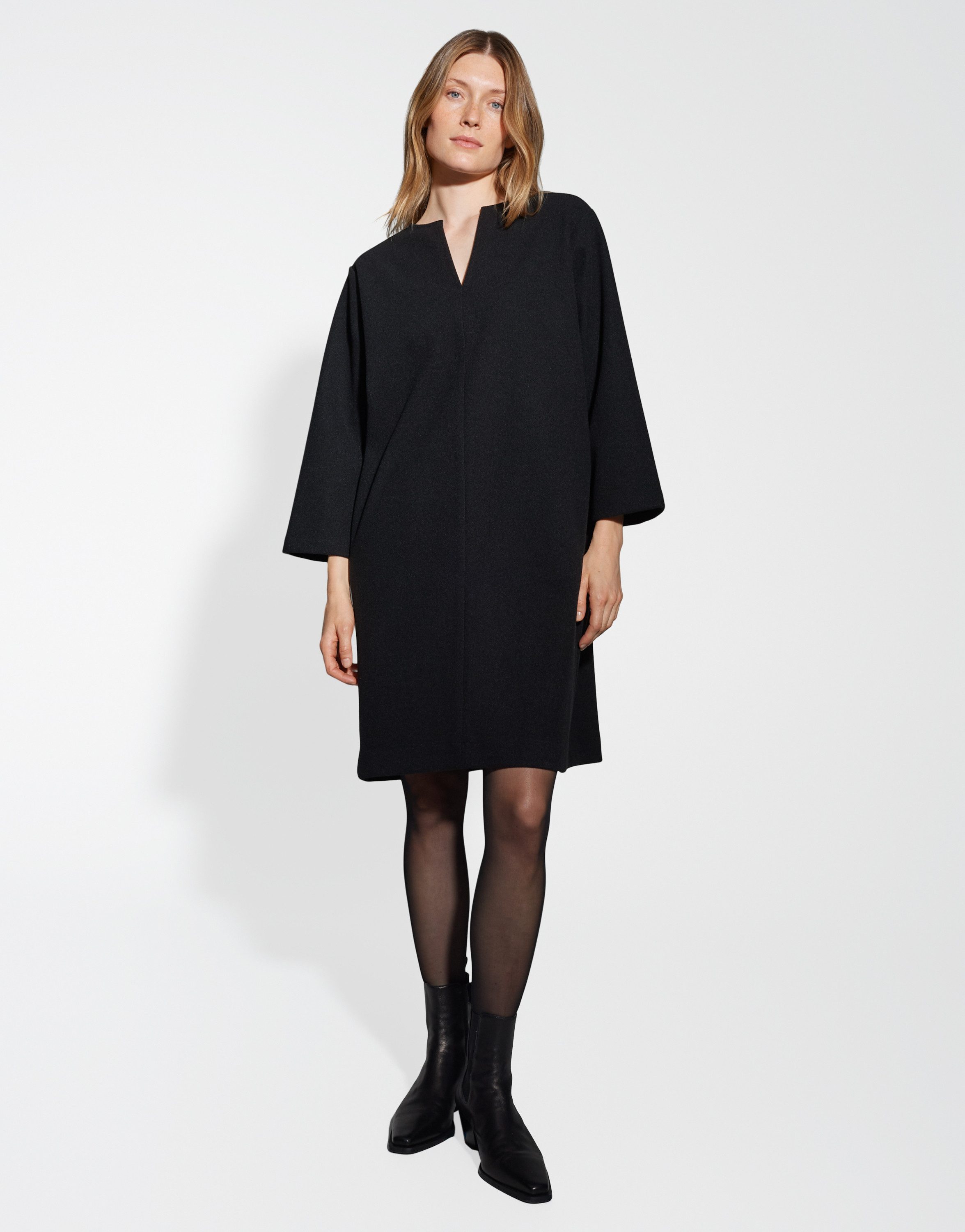 OPUS Minikleid WENEVA Loose in Wolloptik WENEVA Loose Minikleid günstig online kaufen