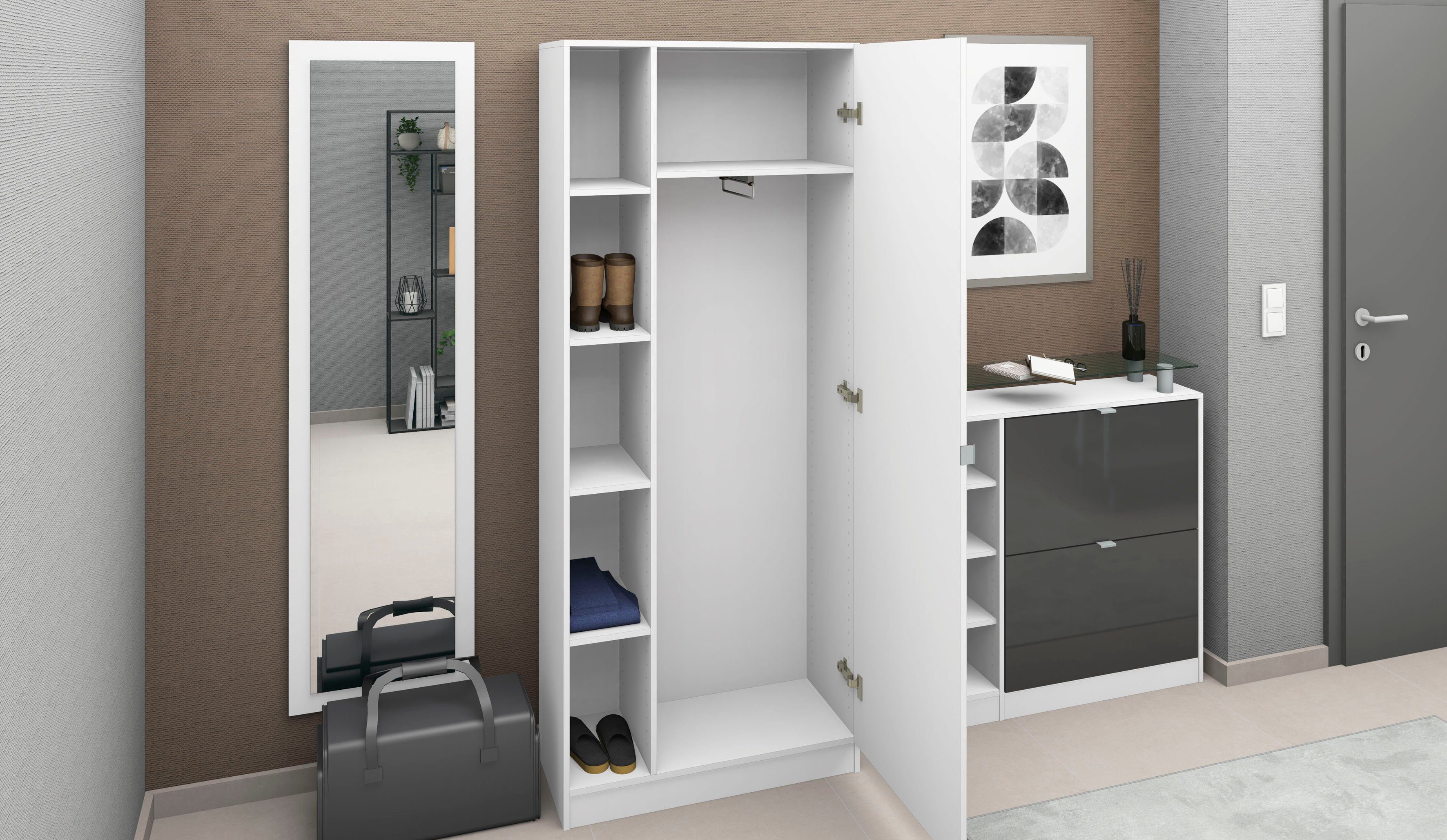 borchardt Möbel Garderobenschrank Dolly Höhe 185 cm