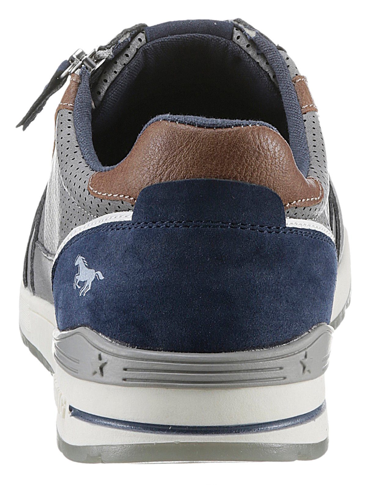 Mustang Shoes Sneaker mit Außenreißverschluss, Freizeitschuh, günstig online kaufen