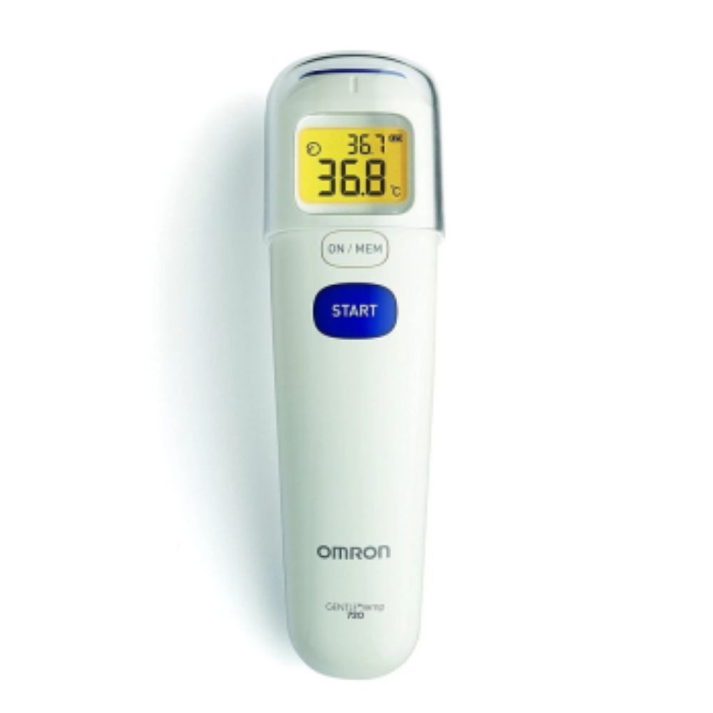 Omron Stirn-Fieberthermometer OMRON Gentle Temp 720 Infrarot Fieber- Stirnthermometer