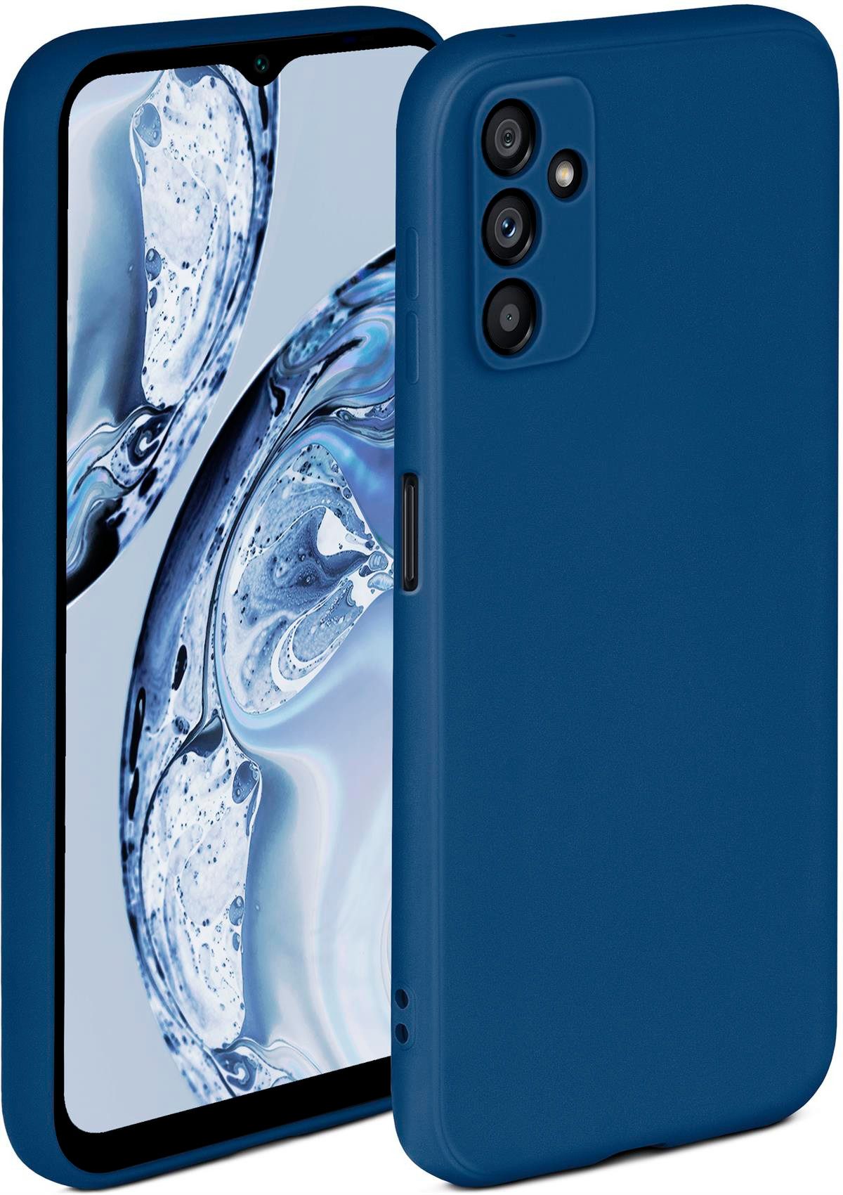 ONEFLOW Handyhülle ONEFLOW® Soft Case für Samsung Galaxy A14 (4G), Hülle aus Silikon, Back Cover mit Kameraschutz, weiche Silikonhülle