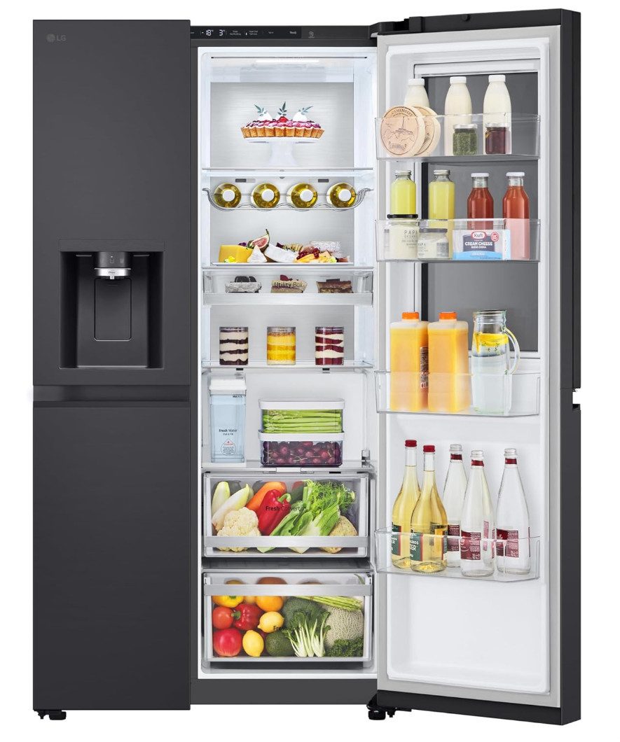 LG Side-by-Side GSXE91EVAD, 179 cm hoch, InstaView