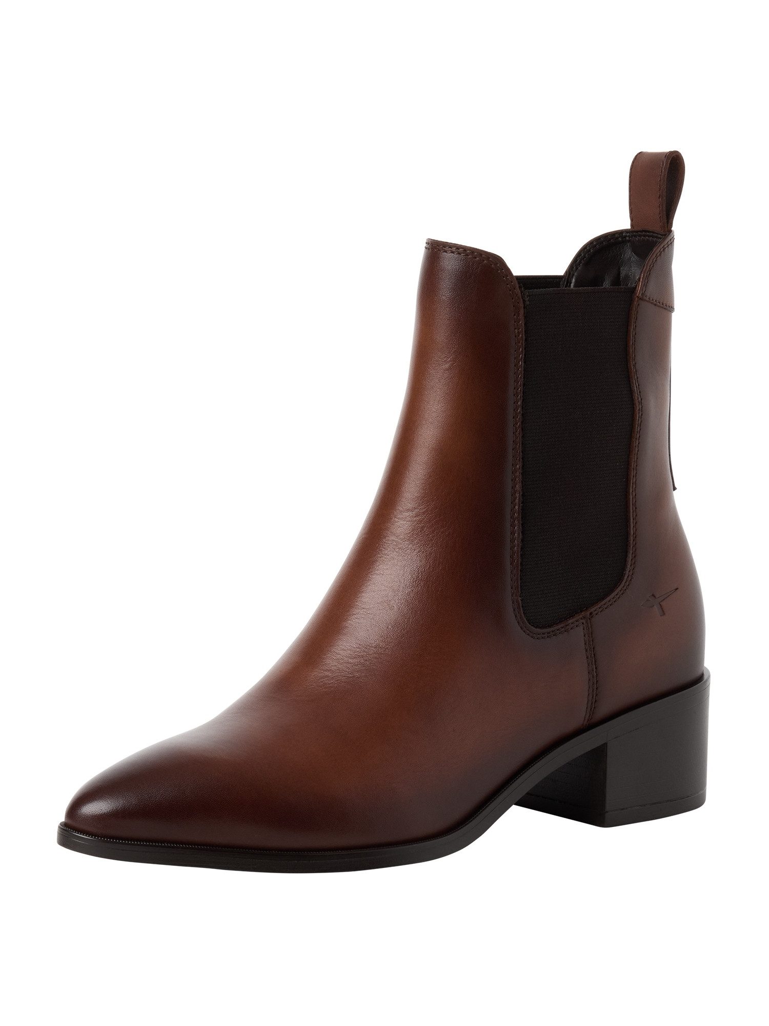 Tamaris TOUCH-IT aus Leder Blockabsatz 1-25306-47 Chelseaboots TOUCH-IT
