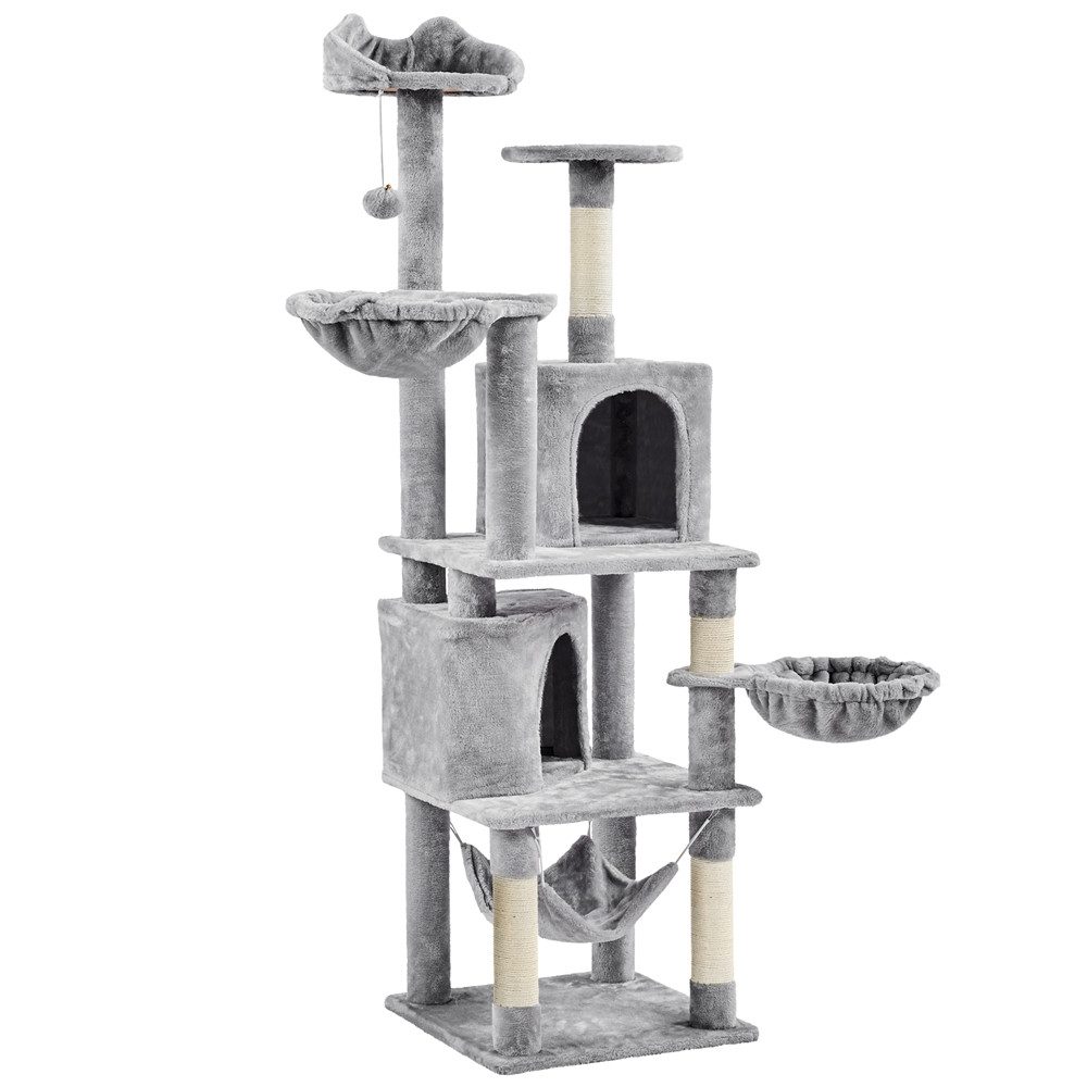 Yaheetech Kratzbaum, XXL Katzenkratzbaum 175 cm deckenhoch günstig online kaufen