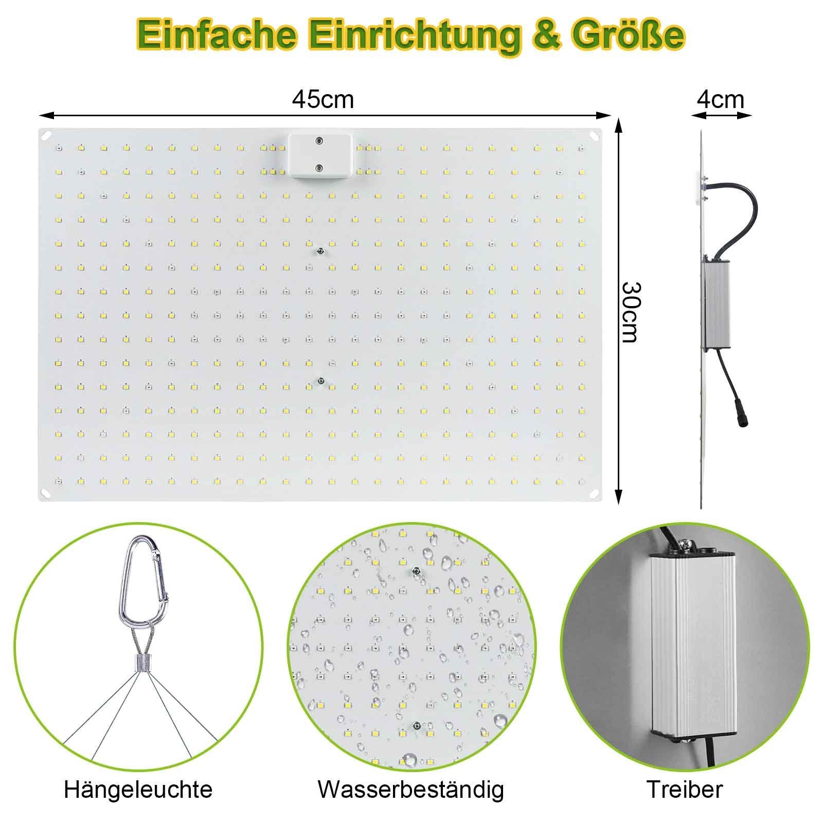 Sunicol Pflanzenlampe Vollspektrum Pflanzenlicht, Zimmerpflanzen Blumen Gro günstig online kaufen