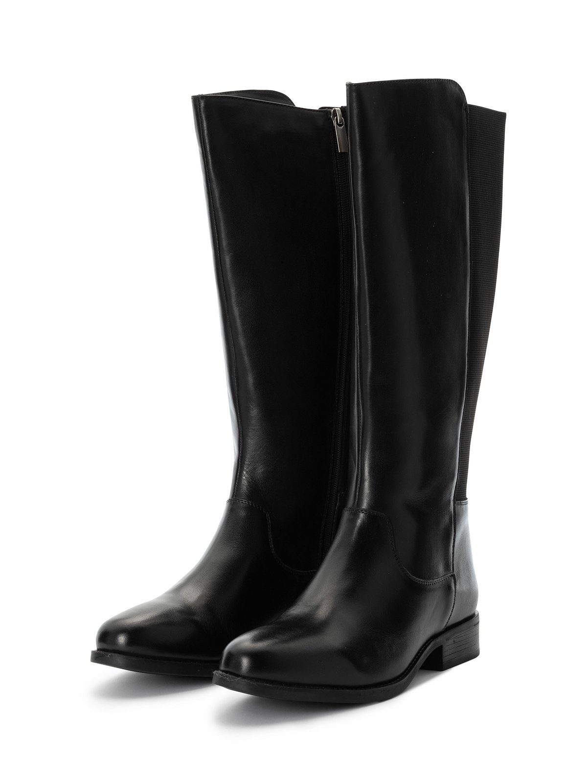 Sheego Große Größen Weitschaftstiefel mit Stretch-Einsatz, in