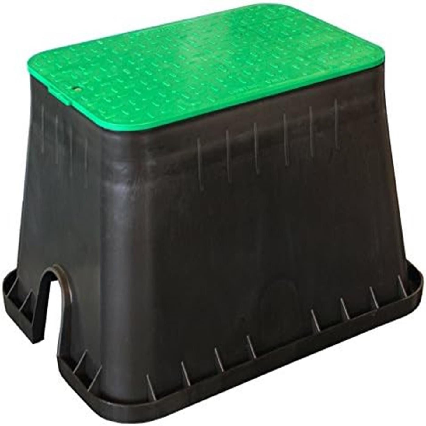 INTERGARDEN Bewässerungsventilbox Bodeneinbaukasten, 51x38cm, Gartenbewässerung, Ventilkasten, Trafo