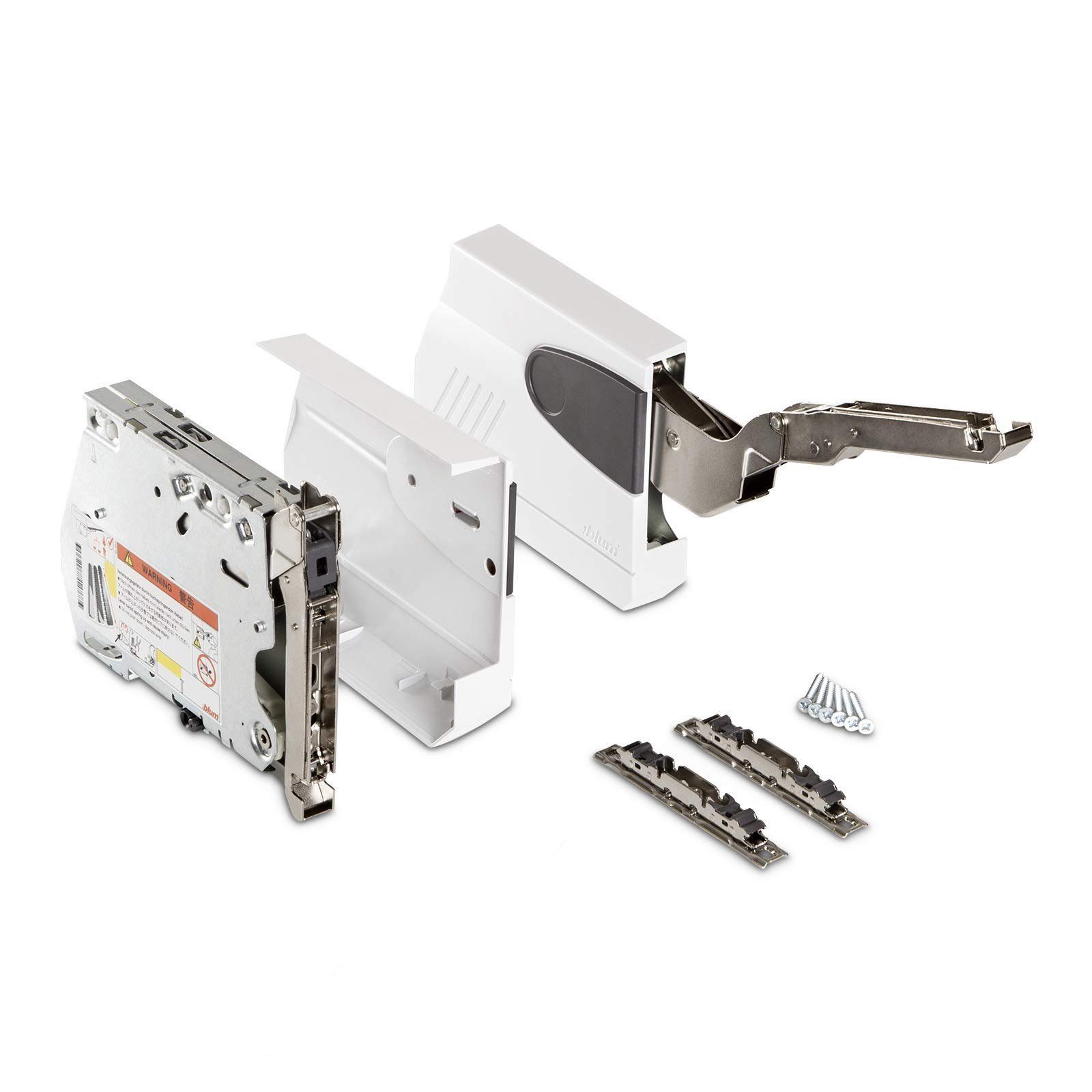 blum Möbelbeschlag AVENTOS HK seidenweiß Hochklappenbeschlag Komplett-Set, 20K2300 (LF 480 - 1500) mit Blumotion
