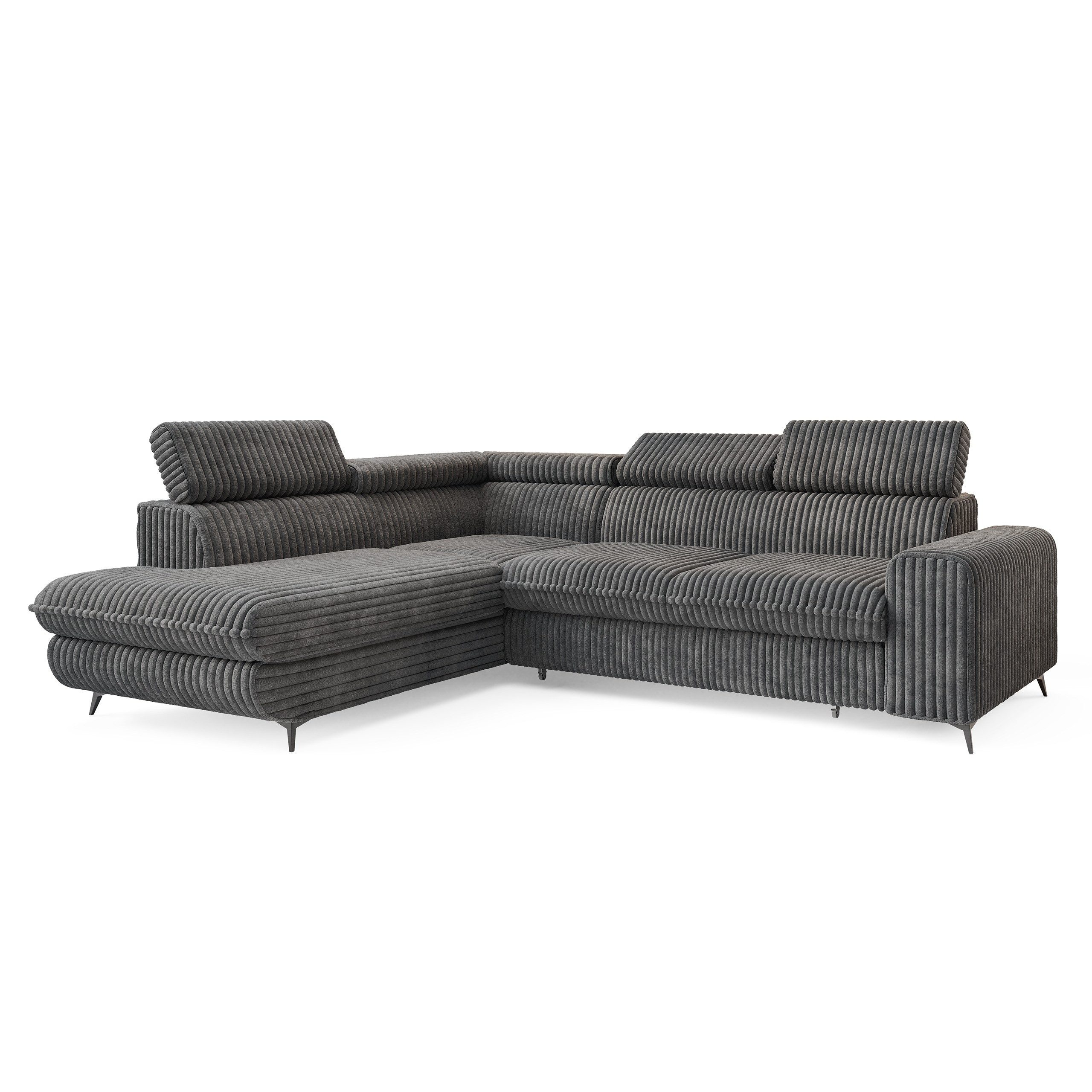 Masseno Ecksofa VELISS mit Schlaffunktion L-Form, Sofa mit Bettkasten