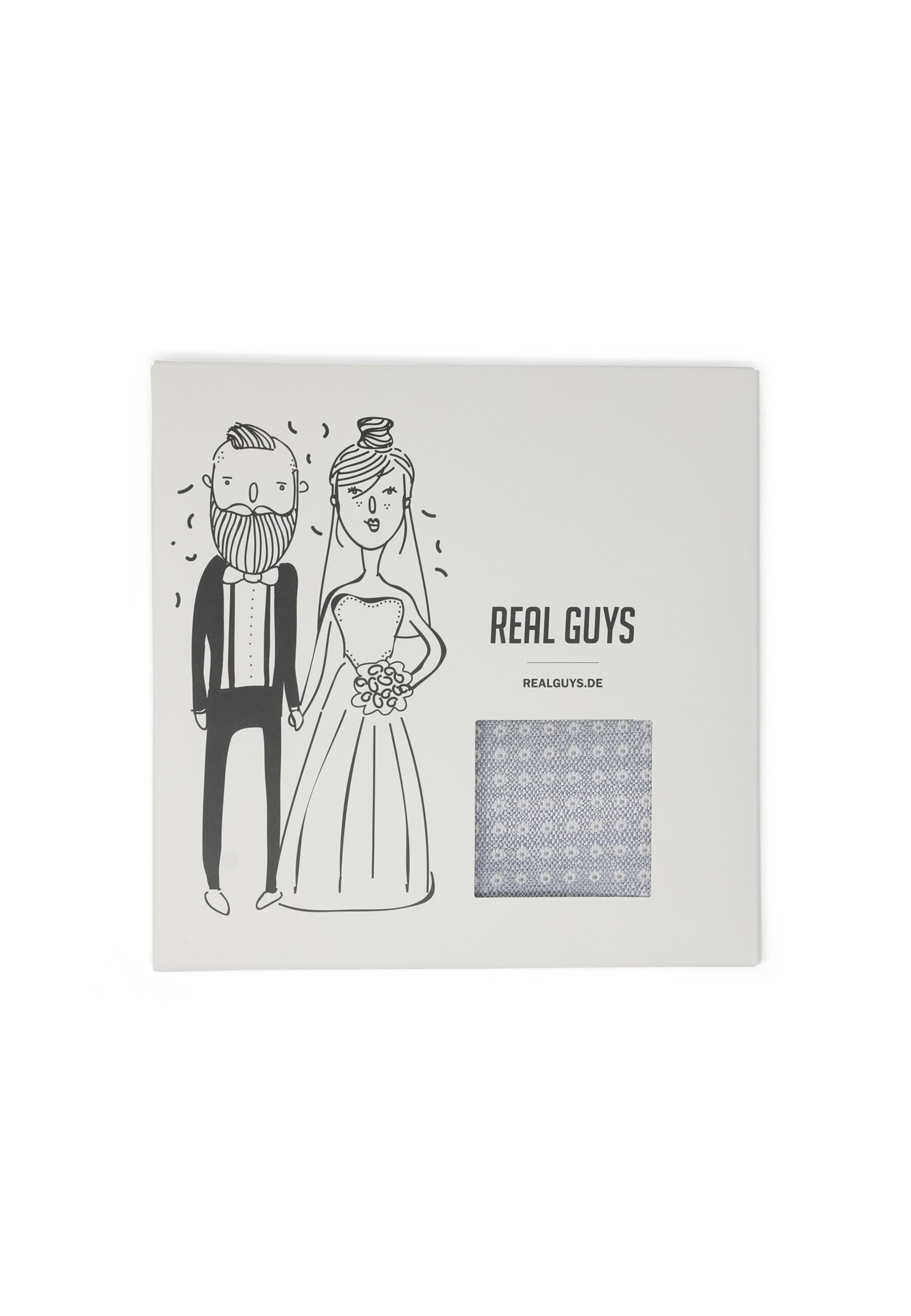 REAL GUYS by J.PLOENES Einstecktuch, aus Seide mit Punktemuster