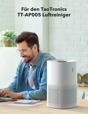 TaoTronics Luftreiniger TT-AP005, 3 stufiger True HEPA H13 Filter / 99,97% Filterleistung