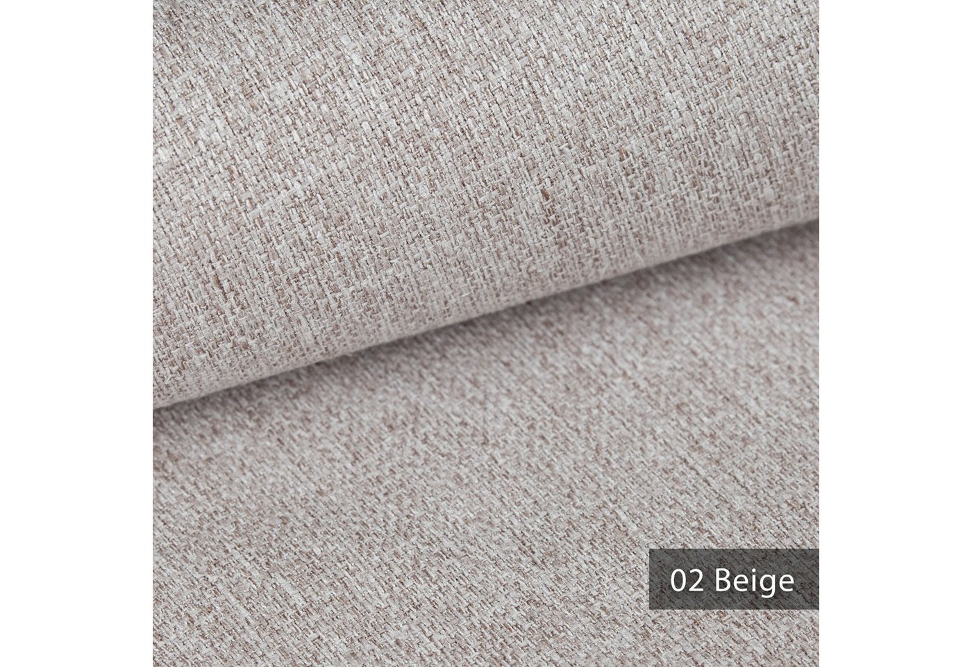 Thumbnail - novely® Stoff KARBEN - Scandi Chic Wolliger Möbelstoff Leinen-Optik, Ultraweich, Robust, Pflegeleicht, Meterware, 1lfm