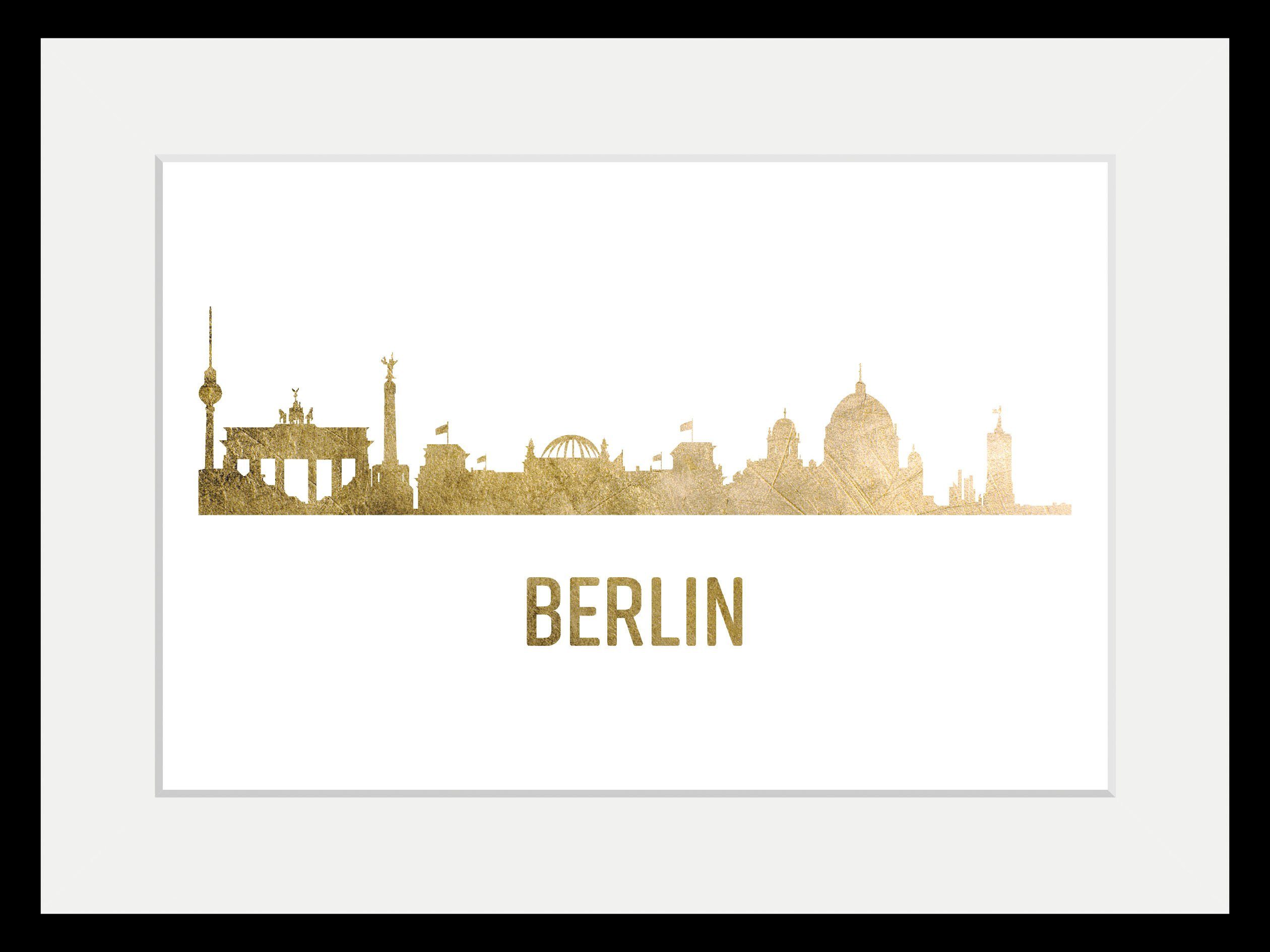 Bild queence St) Berlin Städte GOLD, (1 Skyline