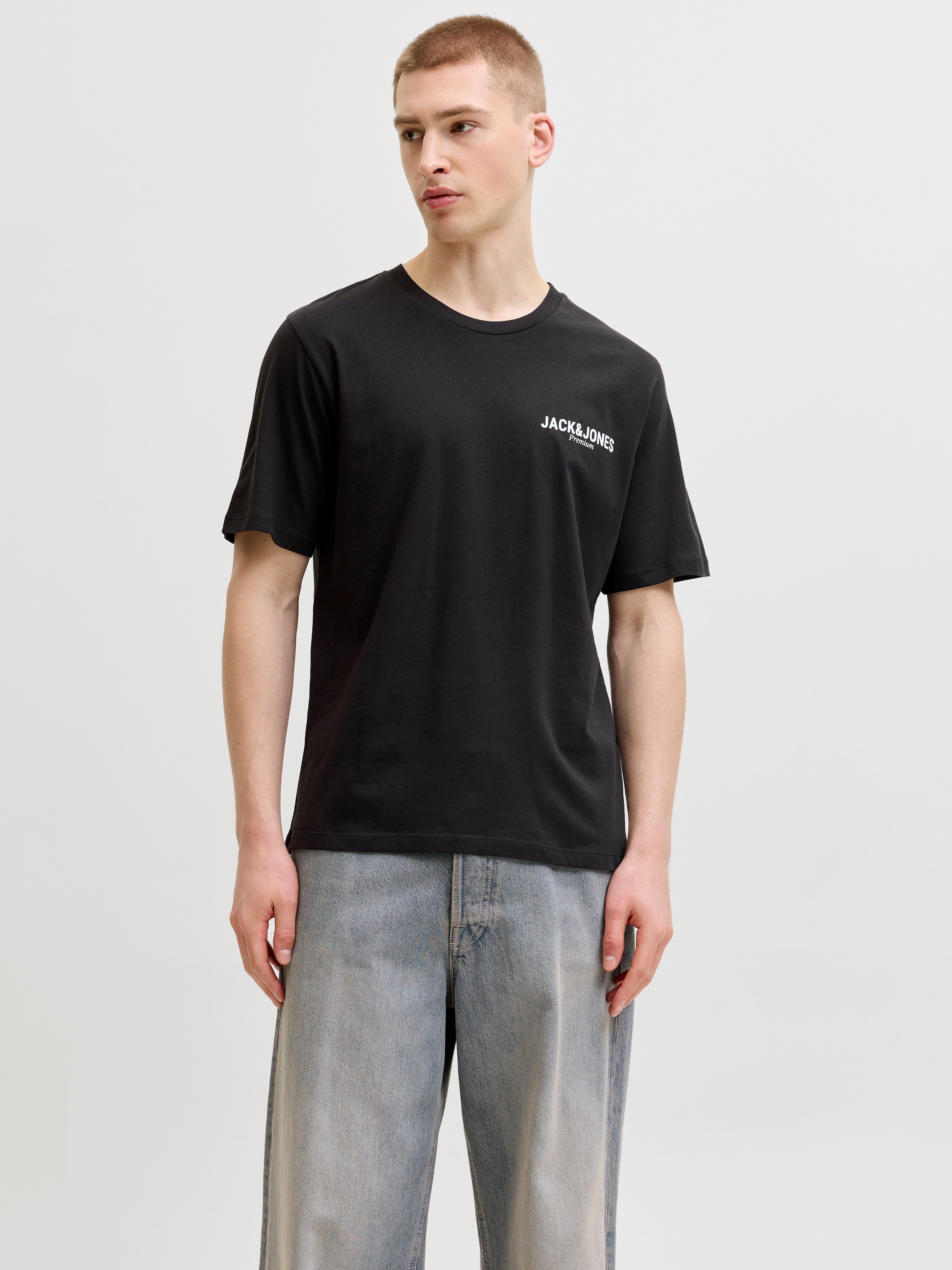 Jack & Jones Rundhalsshirt JPRBLAOSCAR SS TEE FST 3PK MP (Packung, 3-tlg) – Bild 5 von 5