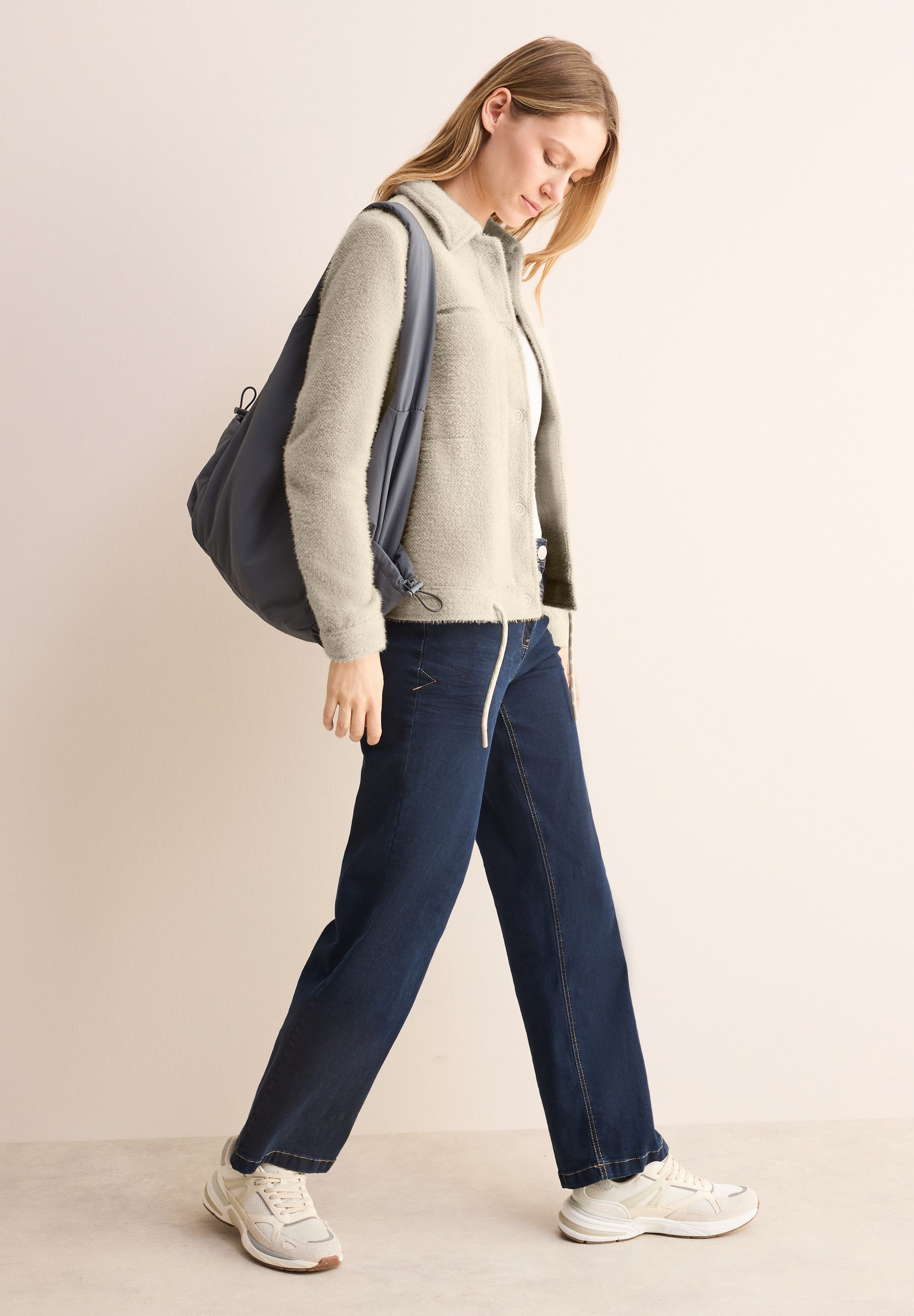 CECIL Outdoorjacke mit Tunnelzug am Saum