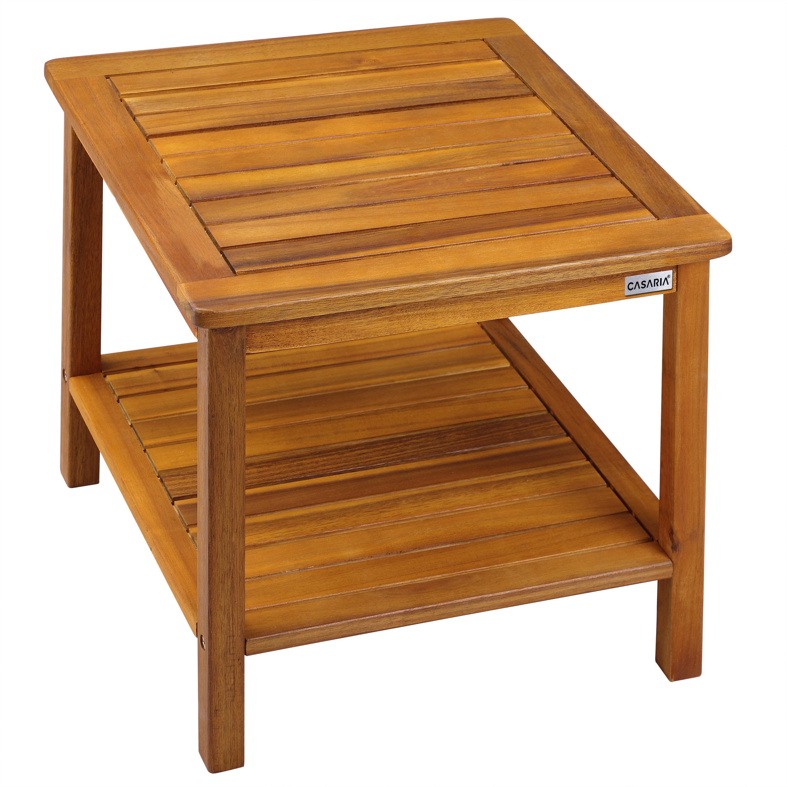 Casaria Beistelltisch Washington (1-St), Holz wetterfest günstig online kaufen