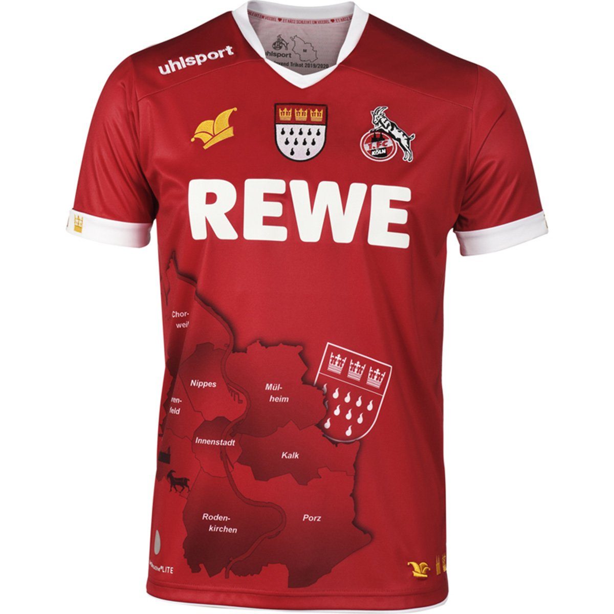 Karnevaltrikot Köln uhlsport Poloshirt 1.FC 19/20 JR