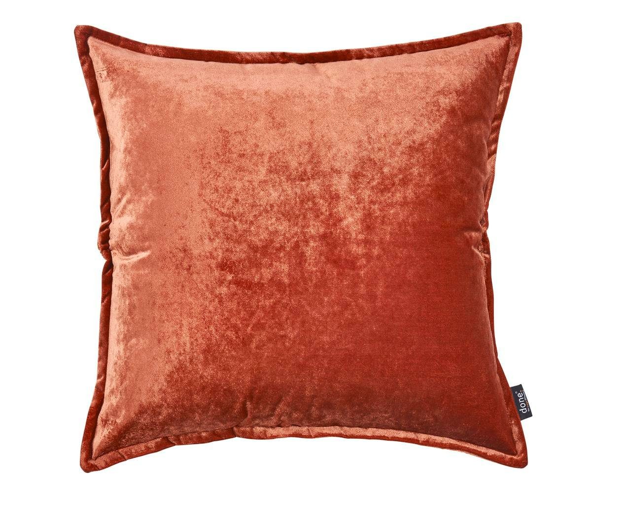 done.® Kissenbezug Glam - Samtweiche Hülle - glänzend und mit viel Glämmer, (1 Stück), unifarben, Reißverschluss, Kissenhülle ohne Füllung, 1 Stück. Reduzierter Preis € 29,99. Unverbindliche Preisempfehlung € 45,99