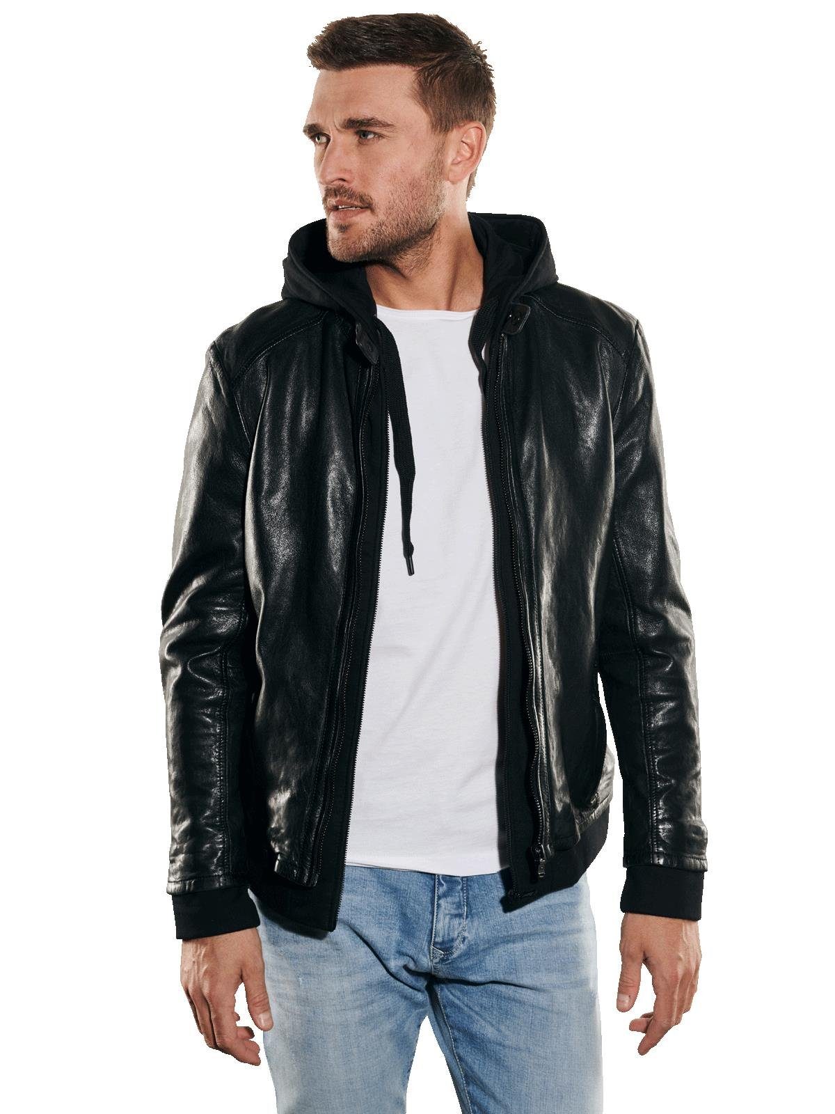 emilio adani Lederjacke Lederjacke slim fit