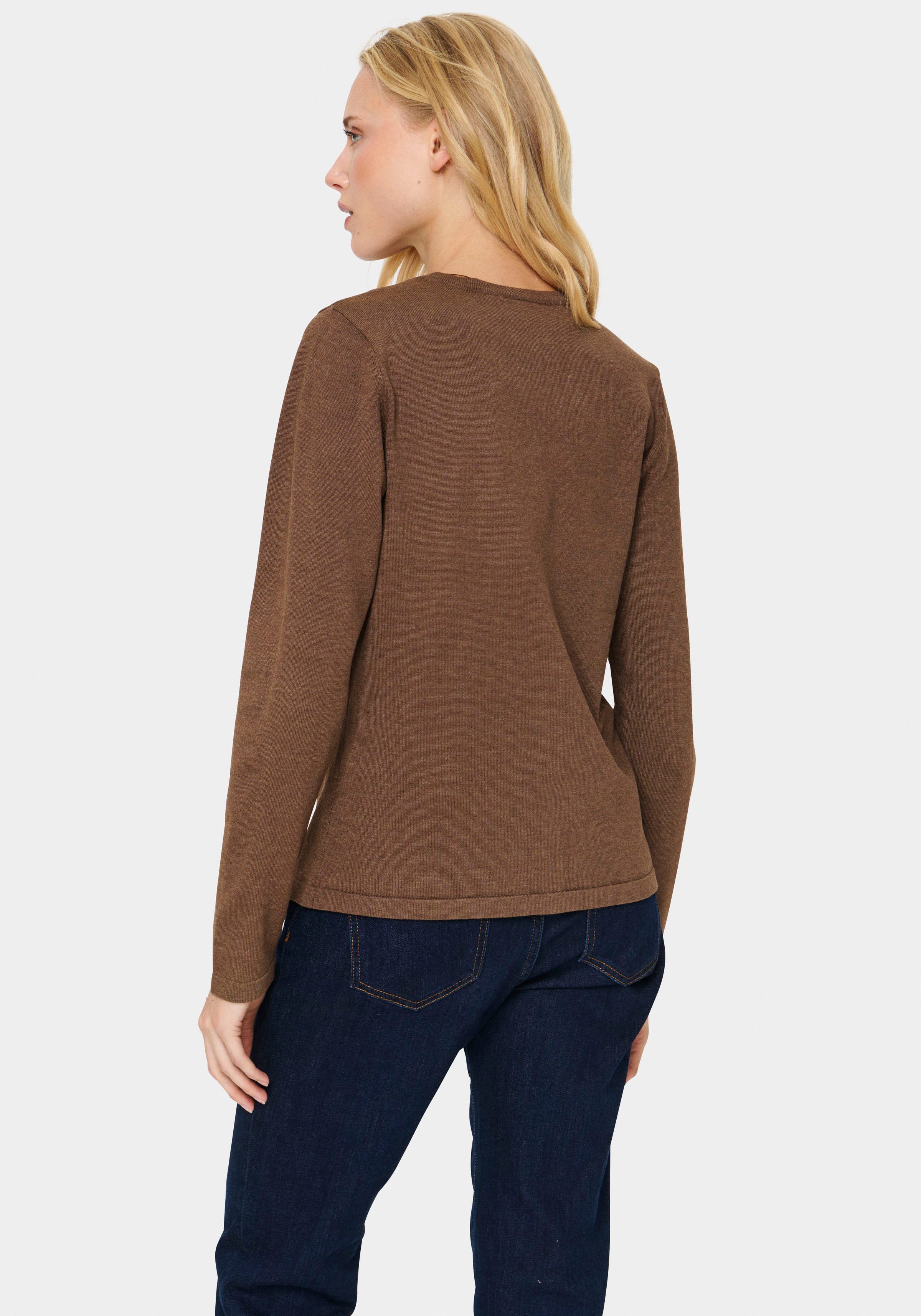 Saint Tropez Strickjacke A8661, MilaSZ R-Neck günstig online kaufen