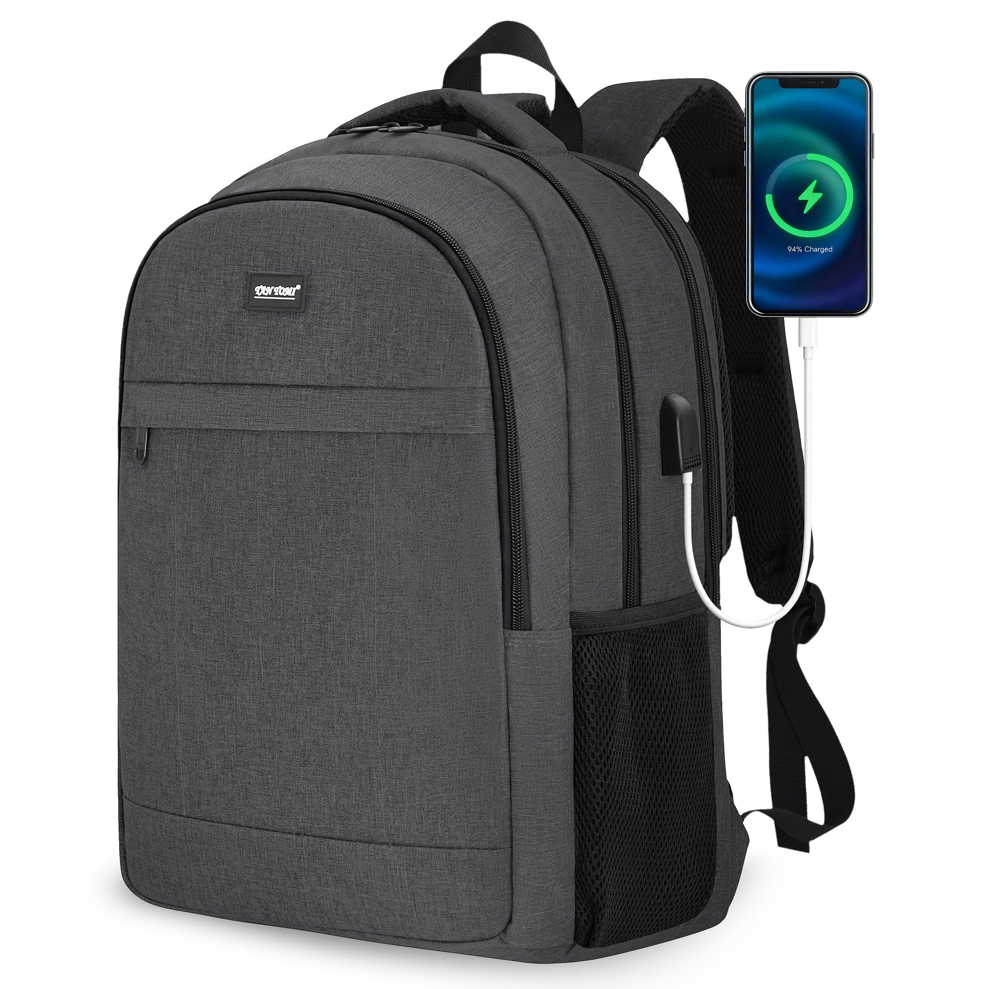 TAN.TOMI Laptoprucksack 17,2'' Laptoptasche Business Rucksack Schulrucksack günstig online kaufen