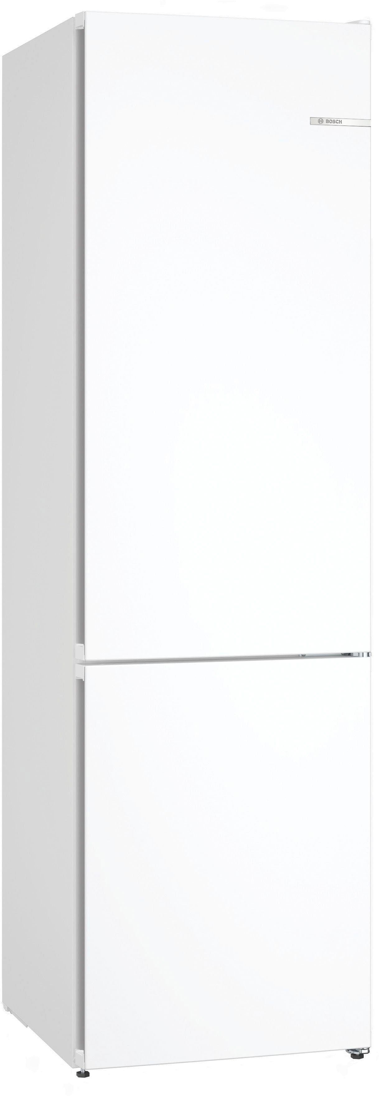 BOSCH Kühl-/Gefrierkombination Serie 4 KGN392WCF, 203 cm hoch, 60 cm breit