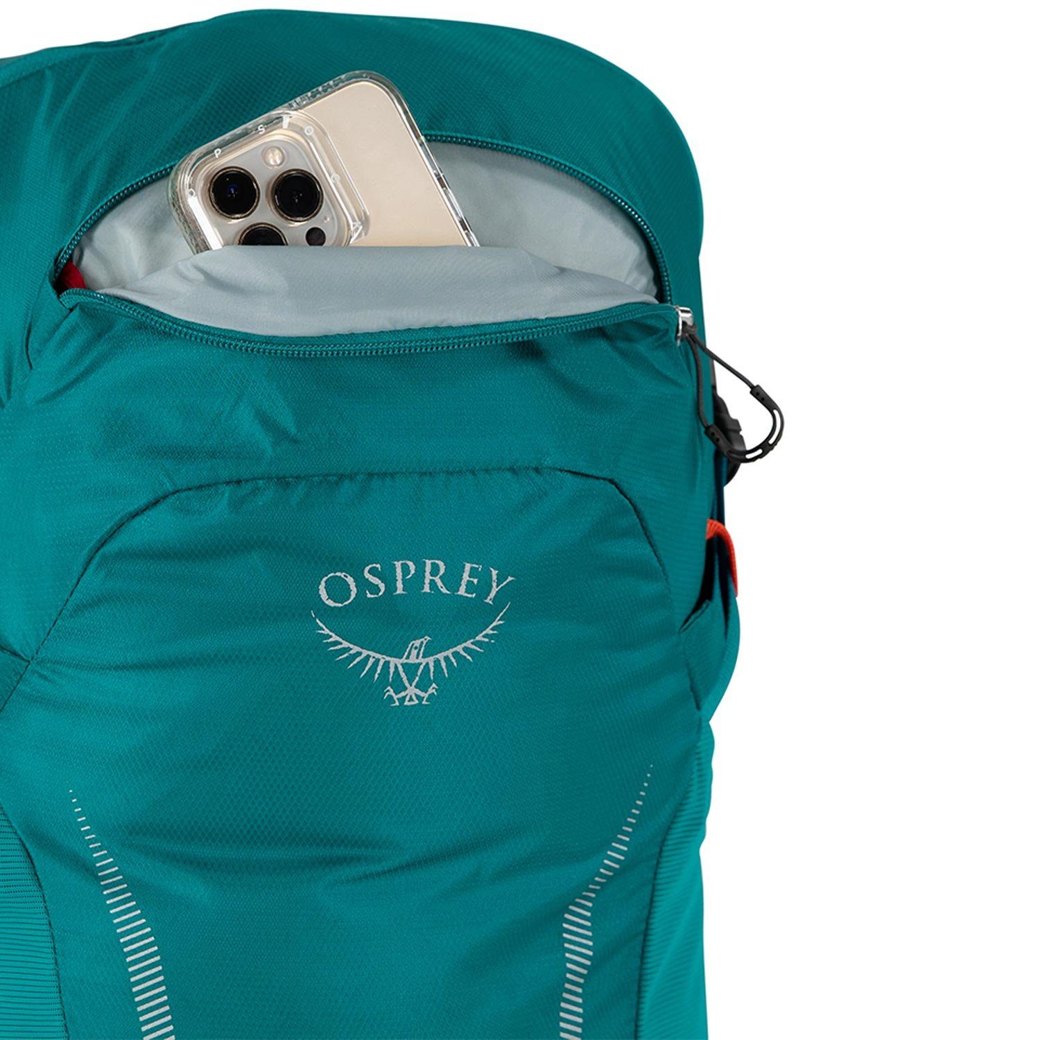 OSPREY Stück), (Stück, Hikelite Black Freizeitrucksack Rucksack 18 Rucksack Osprey