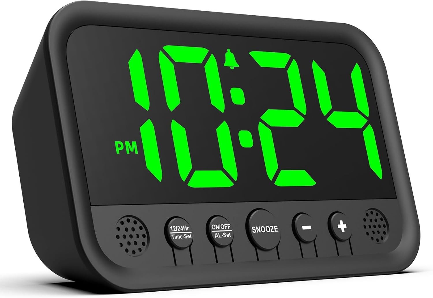 FELIXLEO Funk-Radiowecker Digitaler Wecker Grosse LED Anzeige Lauter Wecker Snooze 12 24HR
