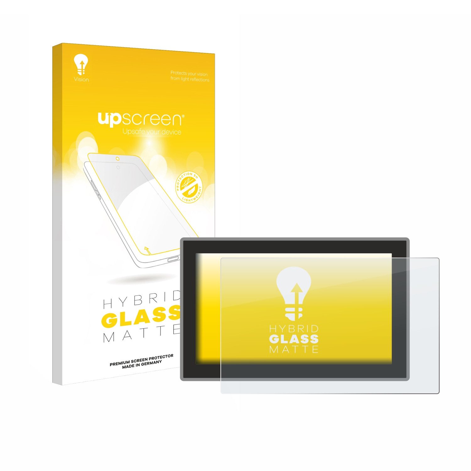 upscreen Displayschutzglas Folie für Mercedes-Benz Hymer MLT 580 (2025), Schutzfolie Glas Panzer Display Schutz matt