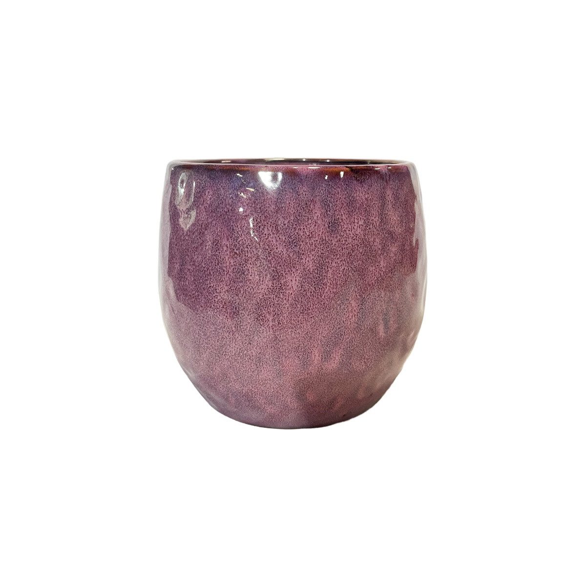 Small-Preis Übertopf Blumenübertopf aus Keramik – in 2 Größen Purple