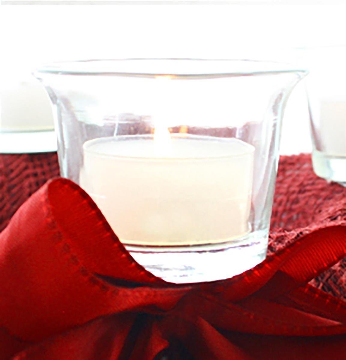 (Spar-Set, Kerzenleuchter), Novaliv St., 2x - zum 2 Lieferumfang: Rot Stecken Teelichtaufsatz Teelichthalter für